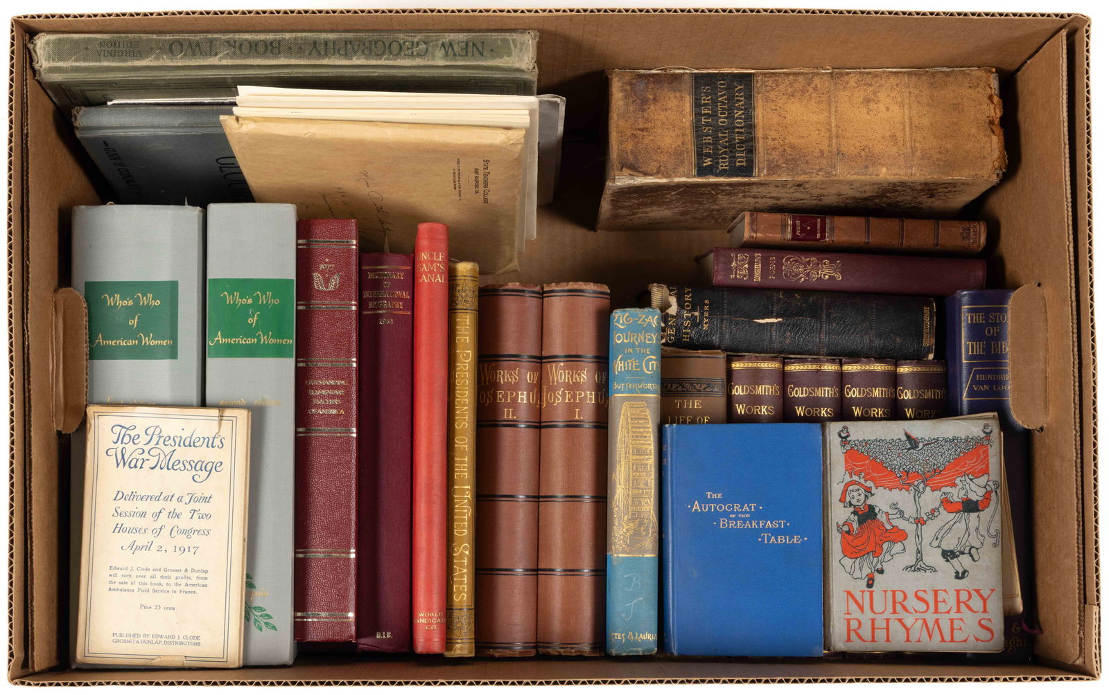 ASSORTED CLASSICAL LITERATURE AND NON-FICTION VOLUMES AND PRINTED MATERIALS, LOT OF 29 (1 of 1)