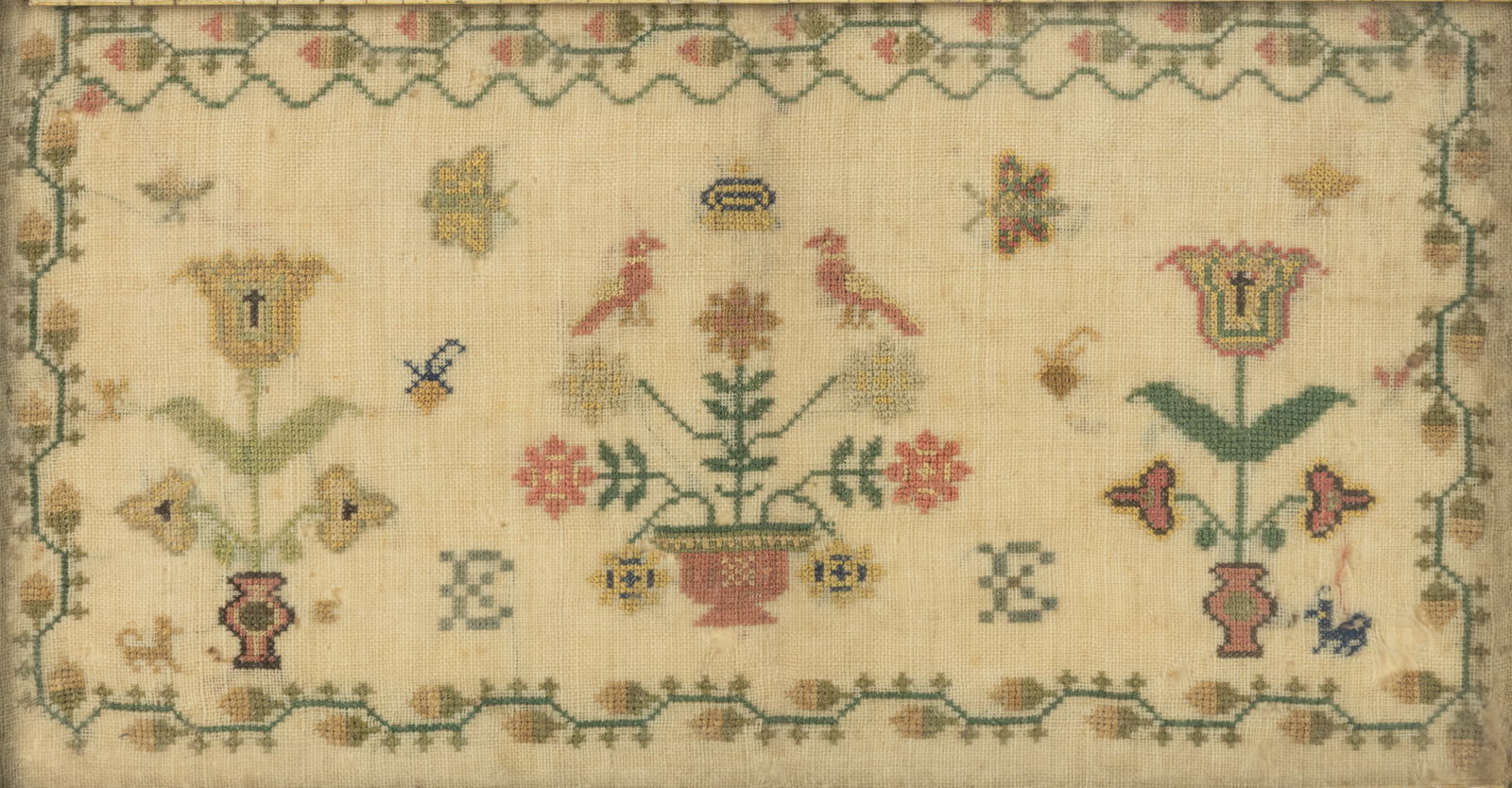 BRITISH PICTORIAL NEEDLEWORK SAMPLER - 2