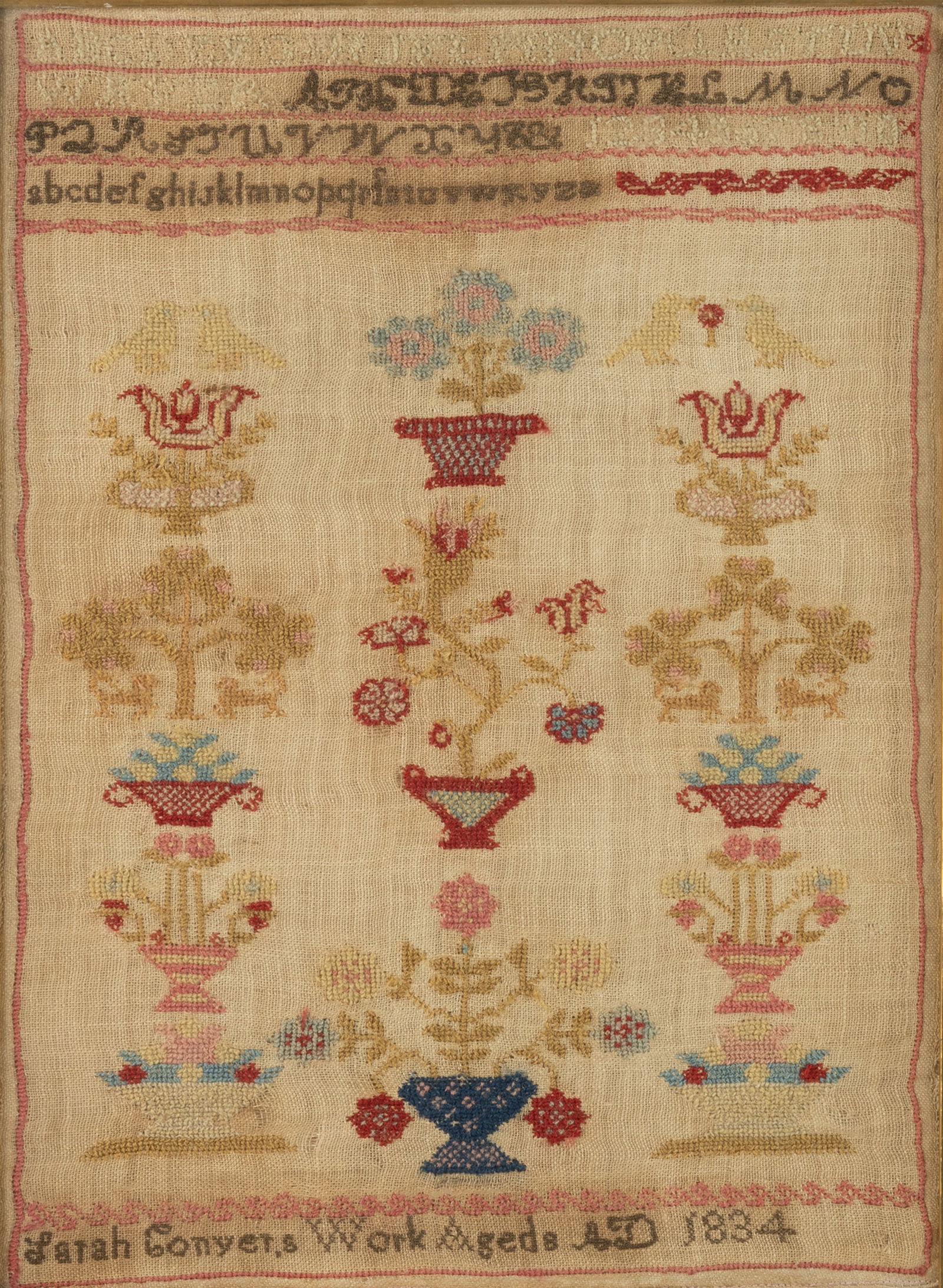 BRITISH PICTORIAL NEEDLEWORK SAMPLER - 2