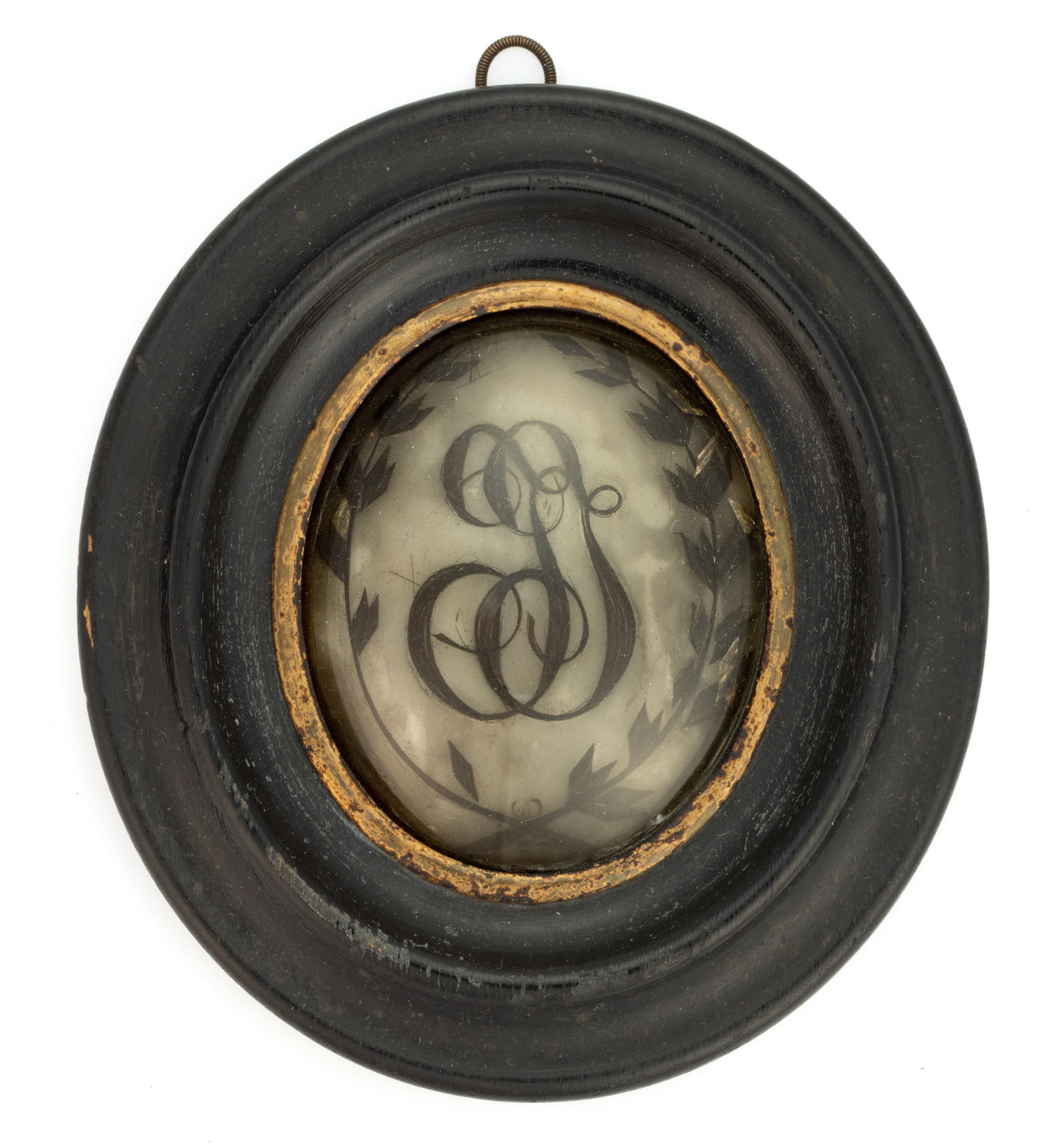 FRENCH HAIR-WORK MORNING DIMINUTIVE DISPLAY (1 of 2)