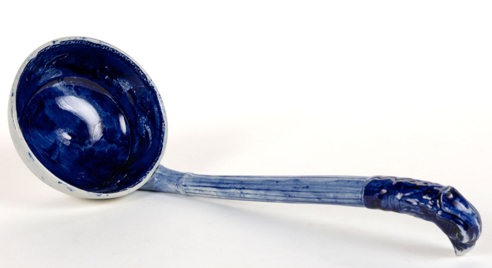 STAFFORDSHIRE AMERICAN VIEW TRANSFER-PRINTED CERAMIC SOUP LADLE (1 of 4)