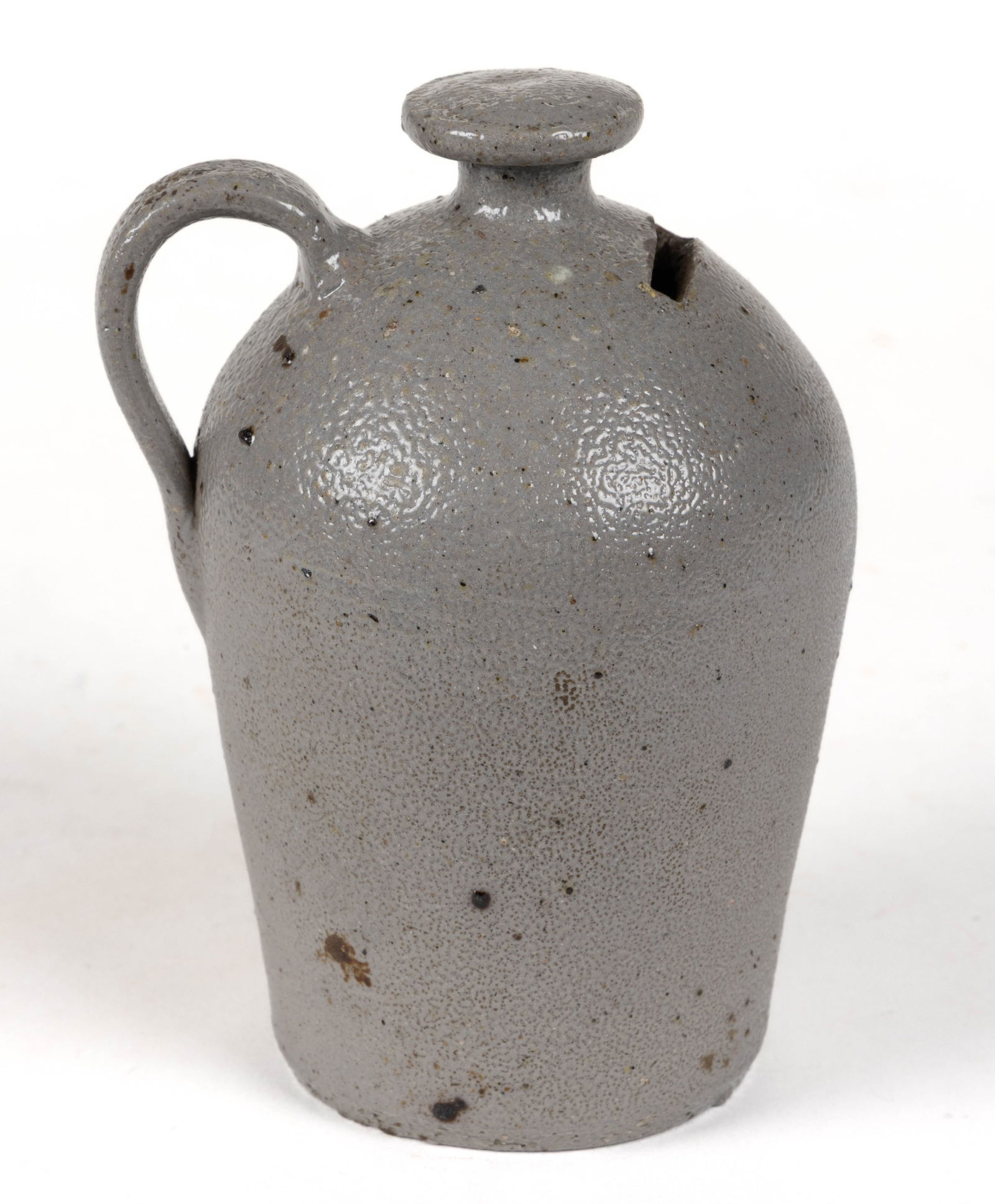 EMANUEL SUTER ATTRIBUTED, ROCKINGHAM CO., SHENANDOAH VALLEY OF VIRGINIA STONEWARE MONEY BANK (1 of 5)