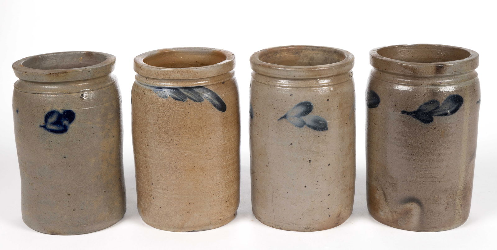 BALTIMORE, MARYLAND DECORATED STONEWARE JARS, LOT OF FOUR (1 of 5)