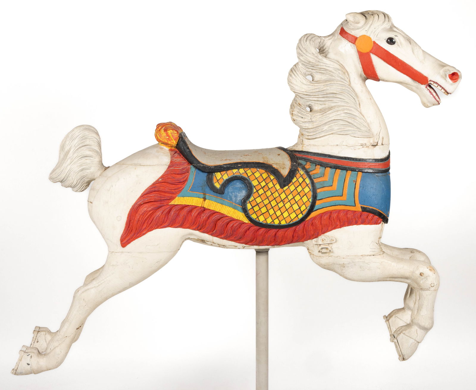 CHARLES W. PARKER (ABILENE AND LEAVENWORTH, KS, 1864-1932), ATTRIBUTED, FOLK ART CARVED AND PAINTED (1 of 11)