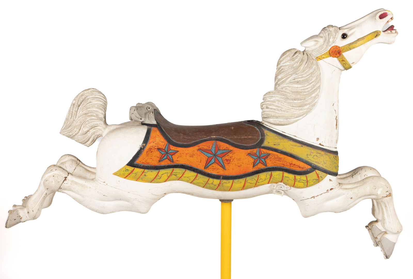 CHARLES W. PARKER (ABILENE AND LEAVENWORTH, KS, 1864-1932), ATTRIBUTED, FOLK ART CARVED AND PAINTED (1 of 9)