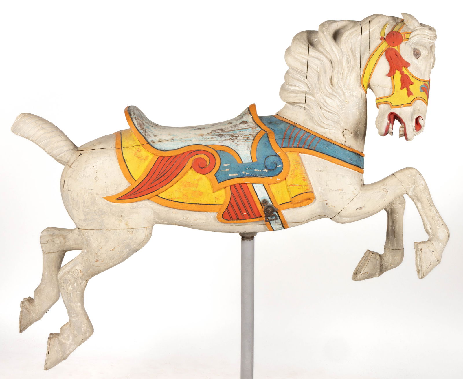 SPILLMAN ENGINEERING CO. (NORTH TONAWANDA, NY, ACT. 1911-1945), ATTRIBUTED, FOLK ART CARVED AND (1 of 8)