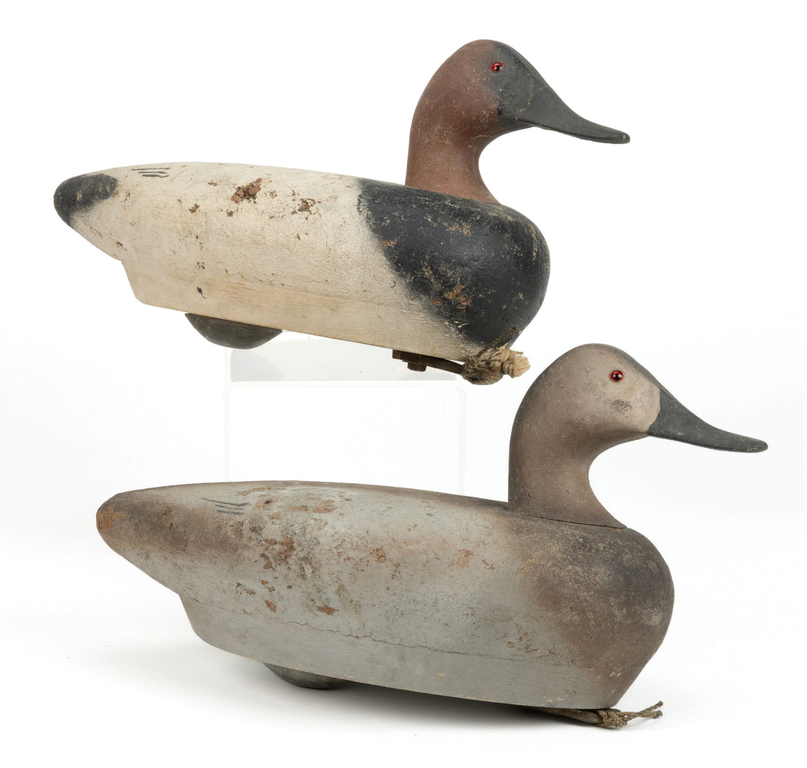 AMERICAN FACTORY CANVAS BACK DECOYS, LOT OF TWO (1 of 5)