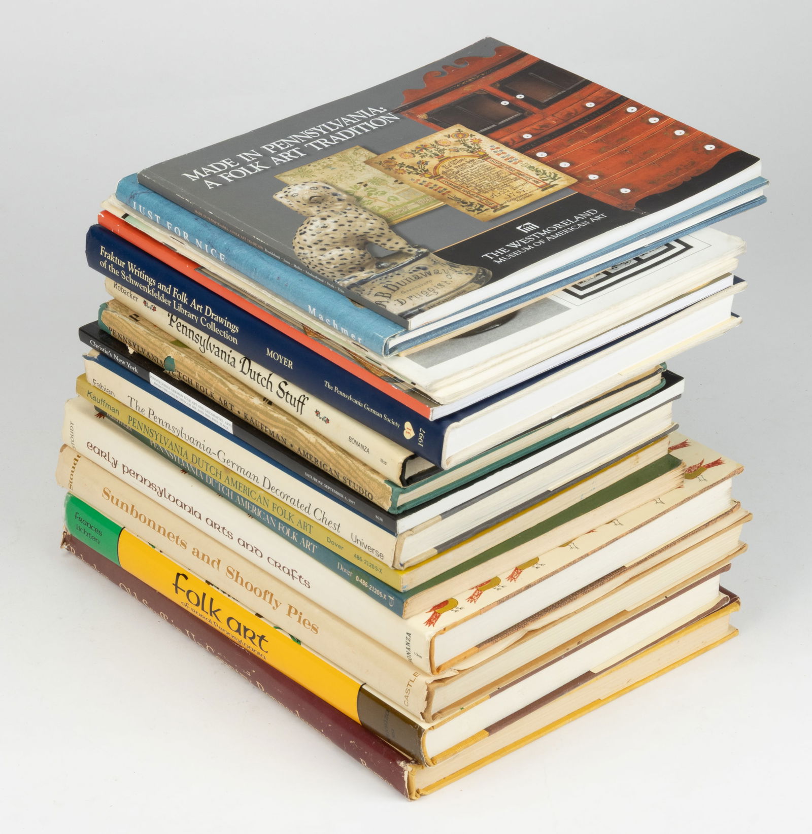 PENNSYLVANIA FOLK ART REFERENCE VOLUMES, LOT OF 17 (1 of 1)