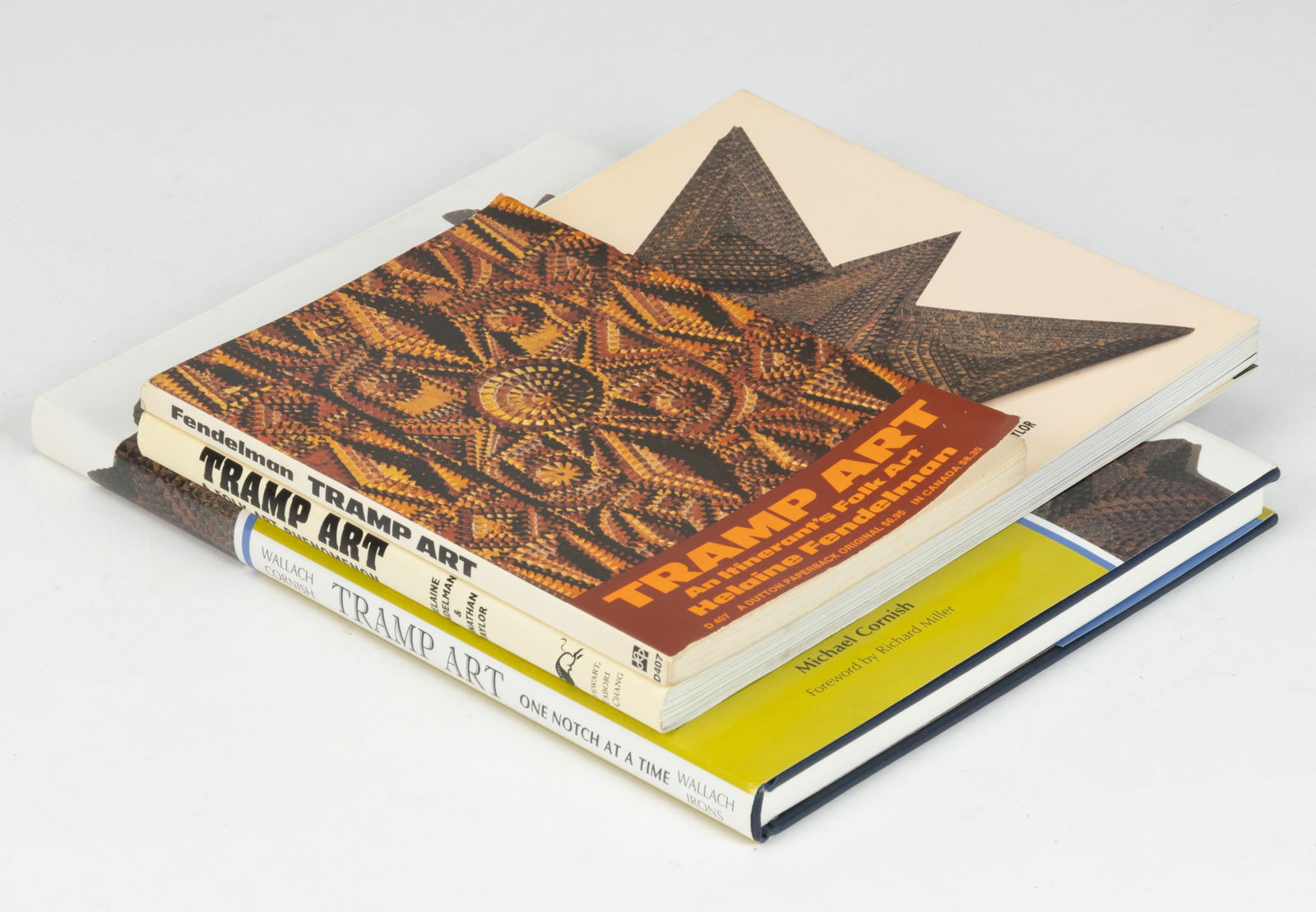 FOLK ART TRAMP ART REFERENCE VOLUMES, LOT OF THREE (1 of 1)