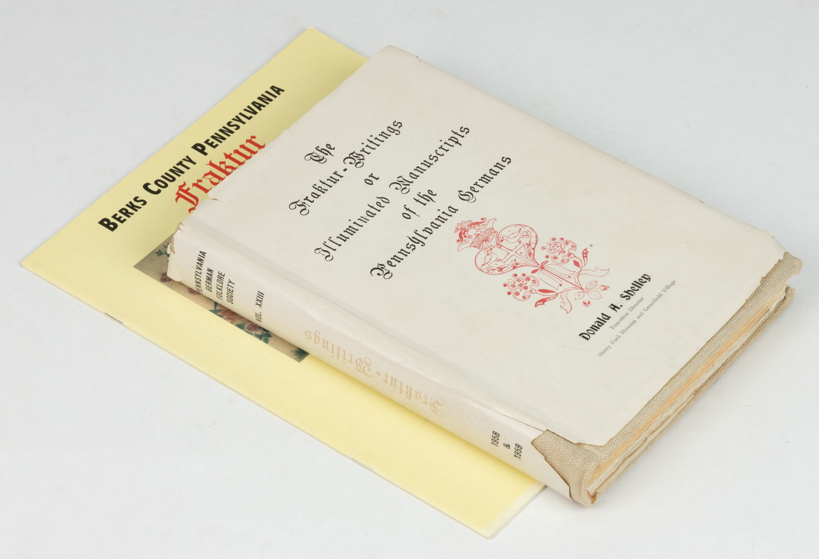 PENNSYLVANIA FOLK ART FRAKTUR REFERENCE VOLUMES, LOT OF TWO (1 of 1)