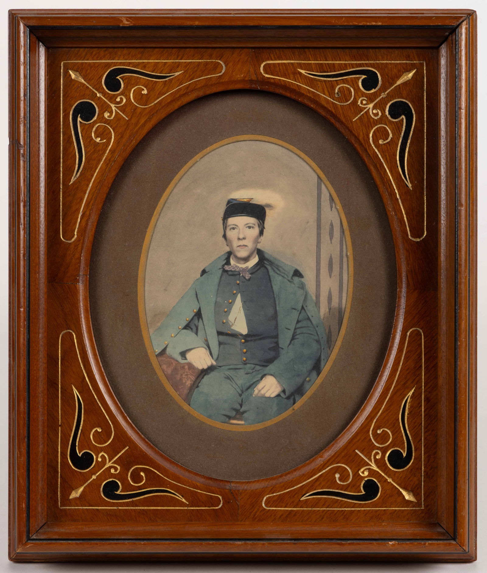 CIVIL WAR-ERA ENHANCED PHOTOGRAPH OF A CADET / SOLDIER (1 of 2)