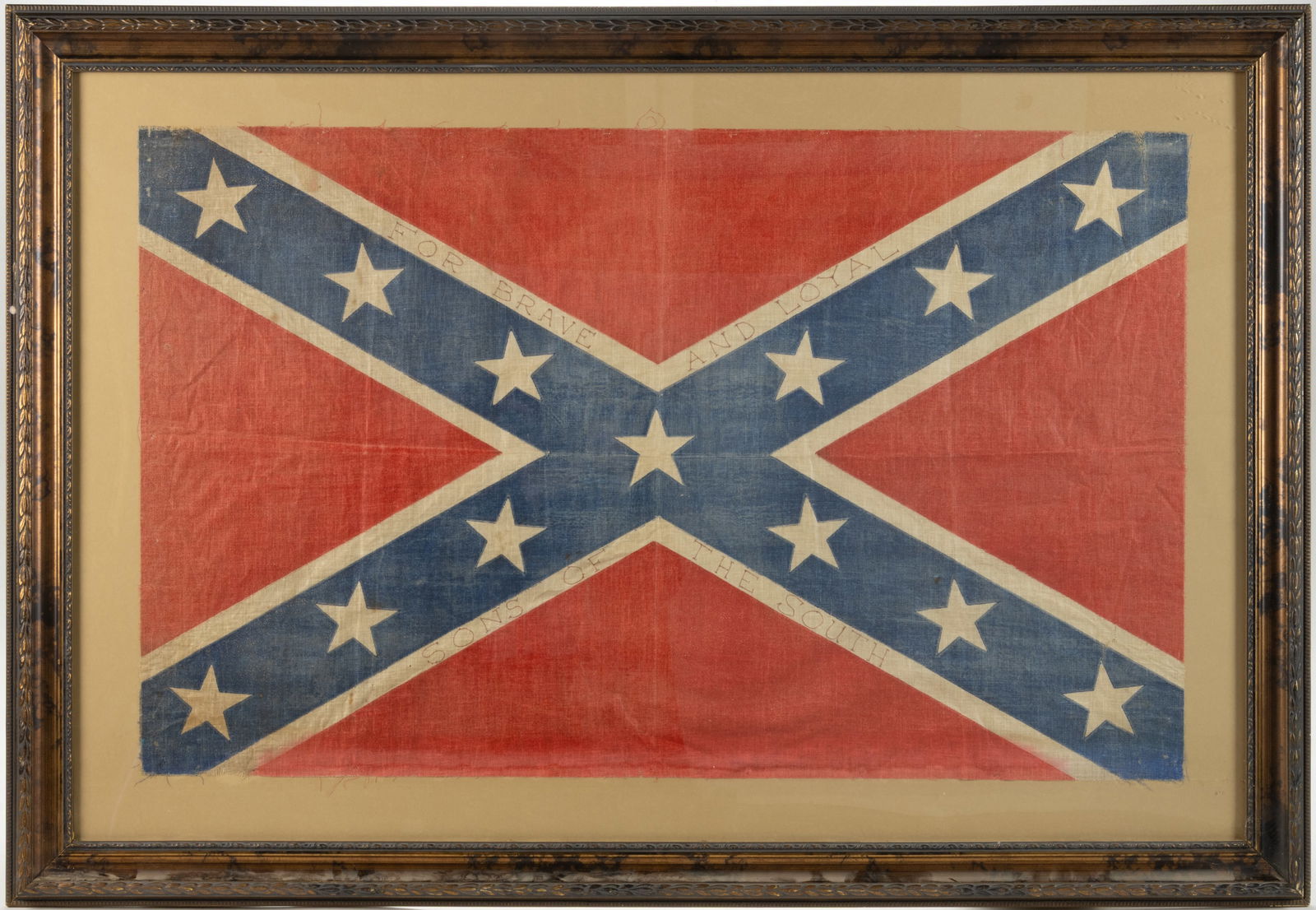 UNITED CONFEDERATE VETERANS / UCV PRINTED PARADE FLAG (1 of 4)