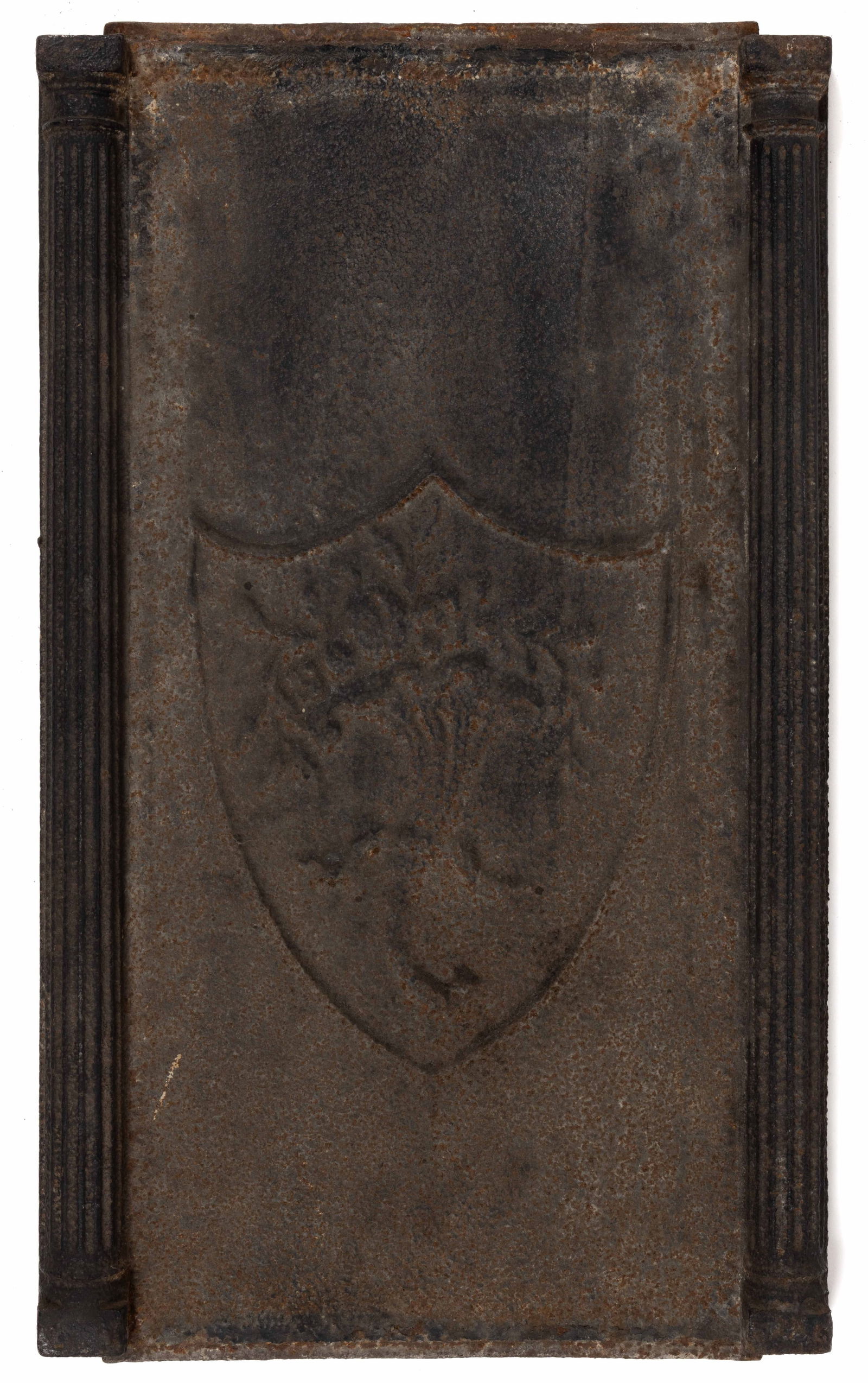 AMERICAN, POSSIBLY VIRGINIA, CAST-IRON STOVE PLATE (1 of 2)