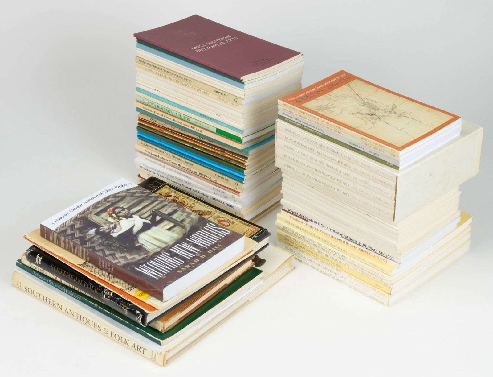 SOUTHERN DECORATIVE ARTS AND HISTORY REFERENCE VOLUMES AND JOURNALS, LOT OF 76 (1 of 1)