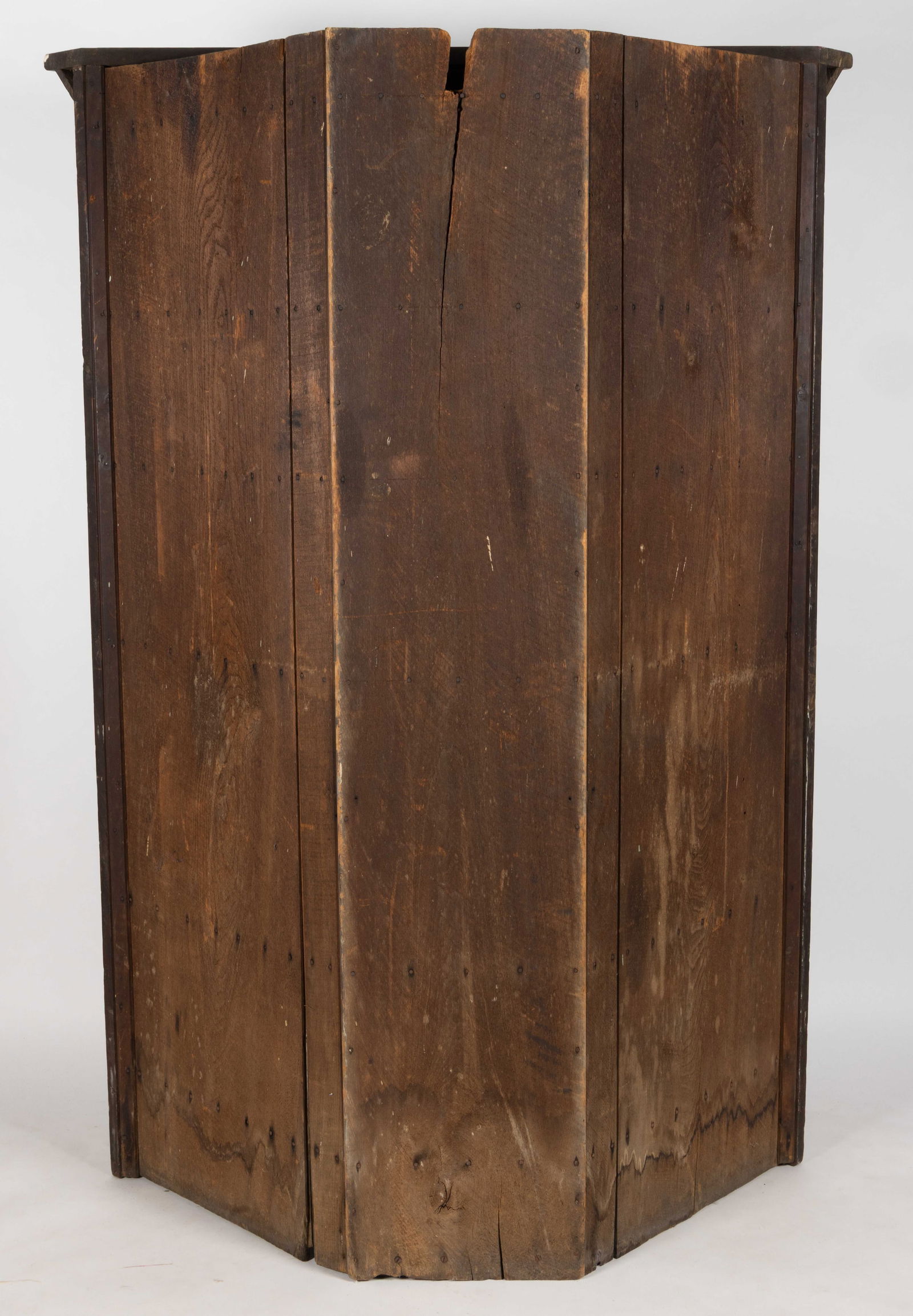 MID-ATLANTIC WALNUT CORNER CUPBOARD - 3