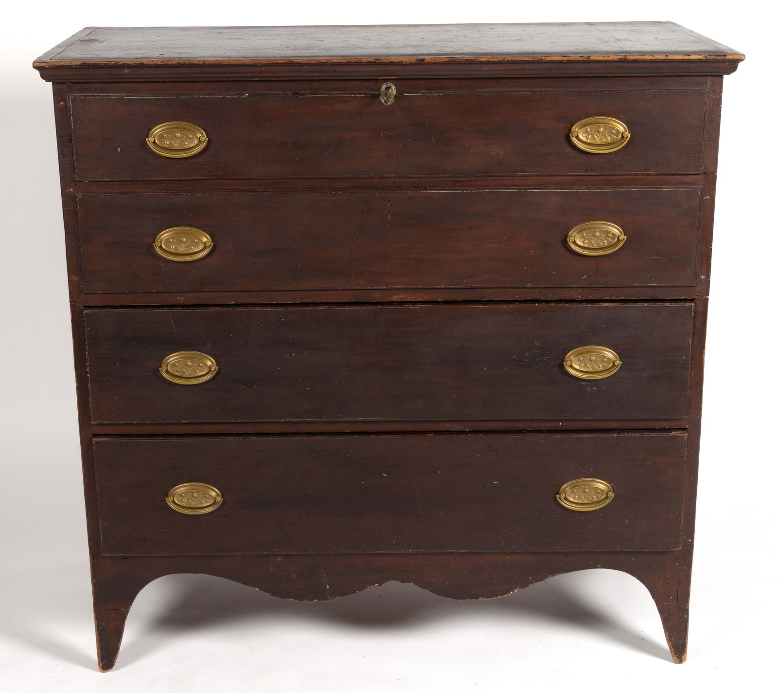 NEW ENGLAND PINE MULE CHEST (1 of 8)