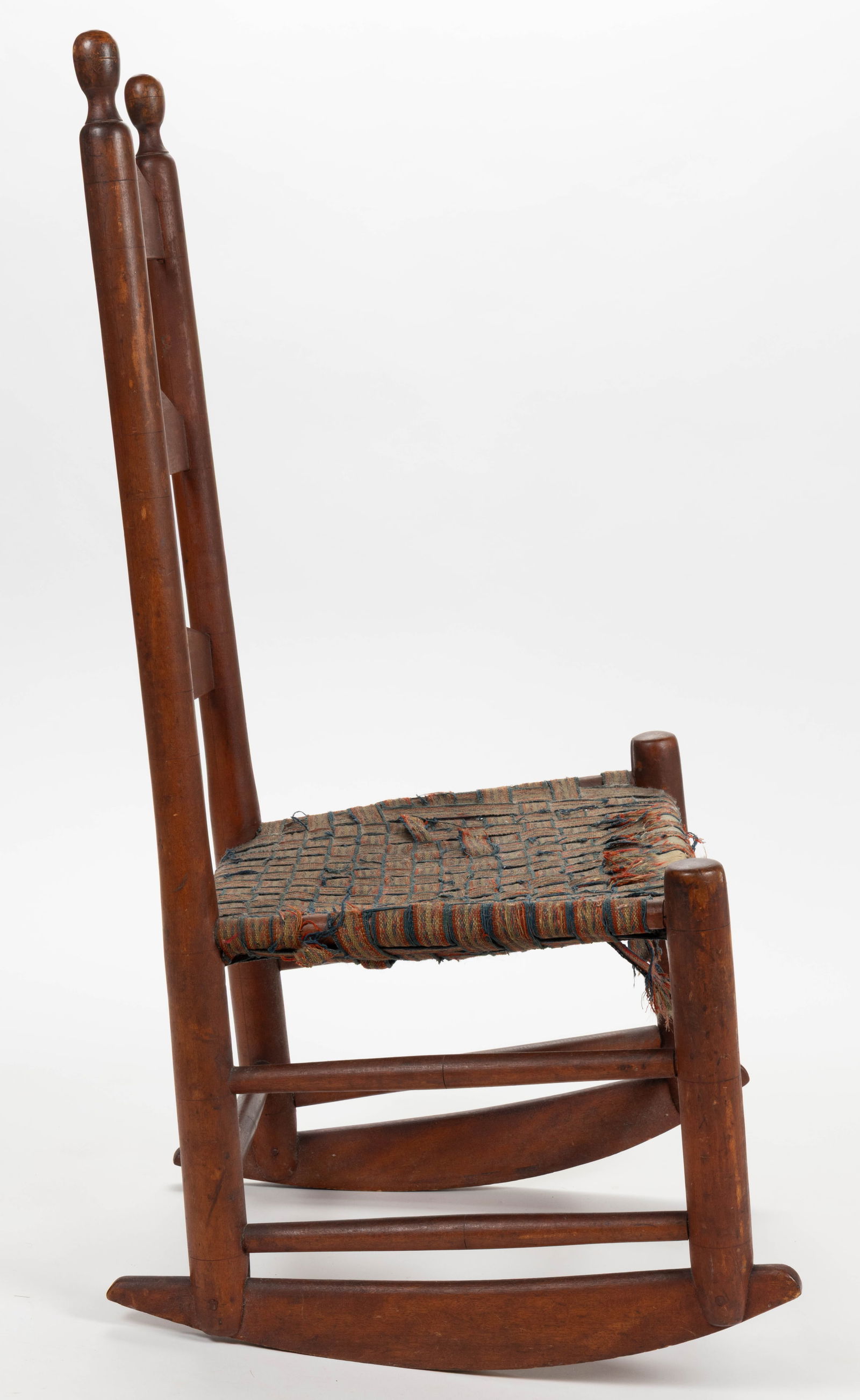 SHAKER PAINTED ARMLESS ROCKER - 2