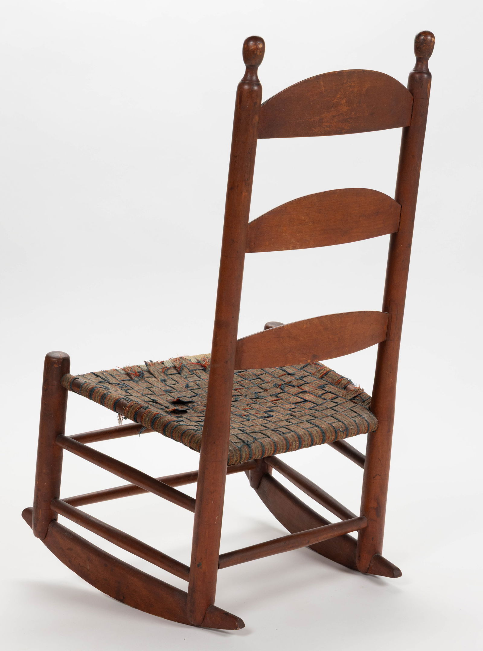 SHAKER PAINTED ARMLESS ROCKER - 3