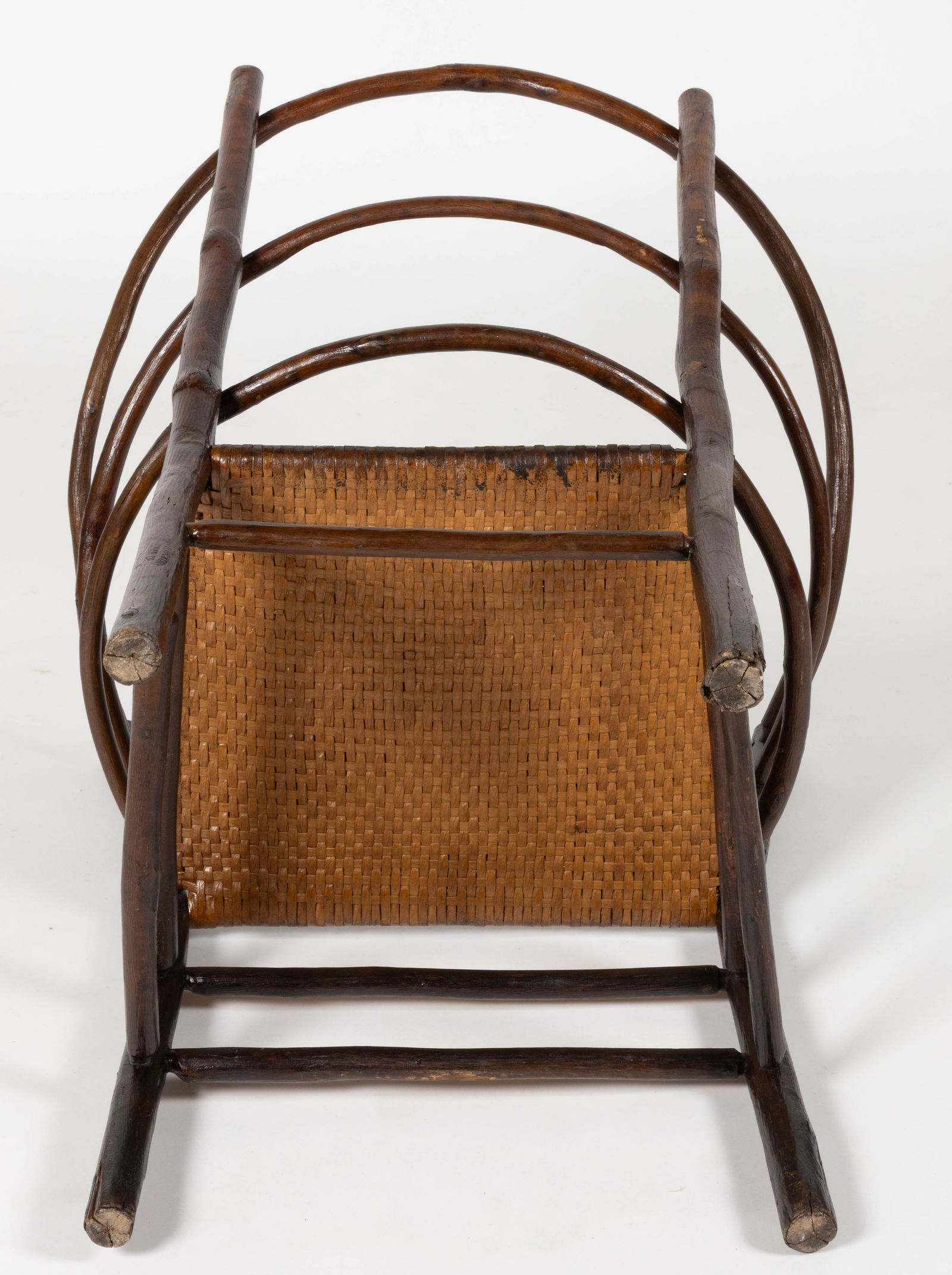 MARKED OLD HICKORY RUSTIC ARMCHAIR - 5