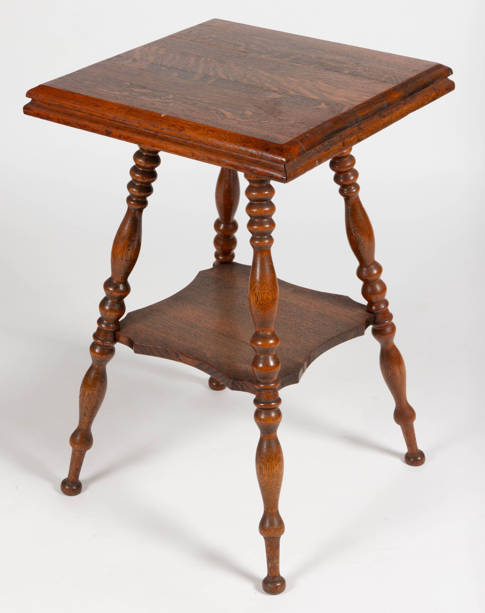 AMERICAN OAK STAND TABLE - 2