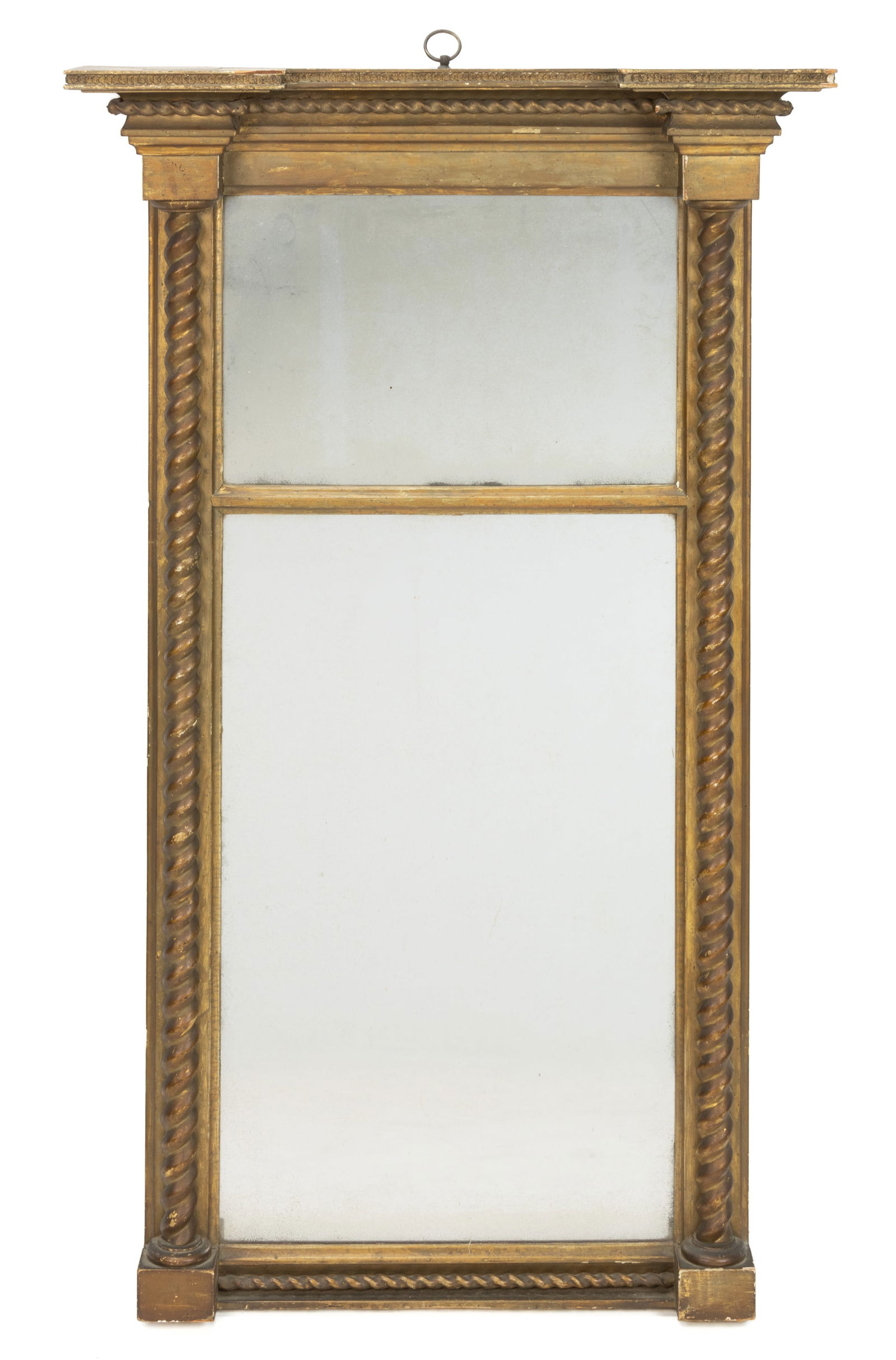 AMERICAN FEDERAL GILTWOOD LOOKING GLASS / WALL MIRROR (1 of 2)