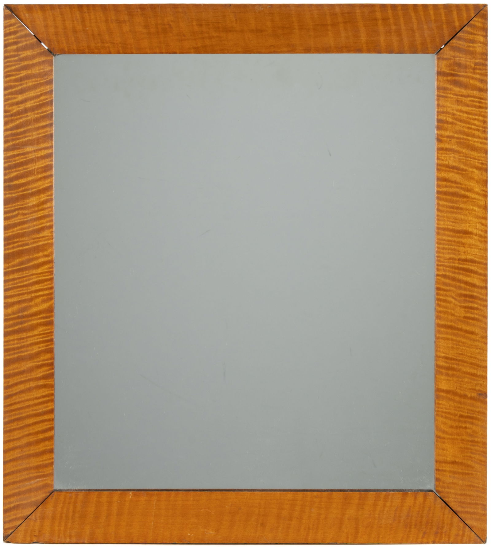 AMERICAN FIGURED TIGER MAPLE WALL MIRROR (1 of 2)