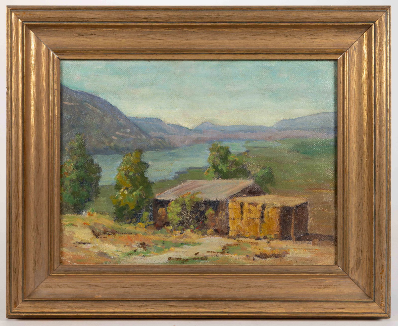AMERICAN SCHOOL (20TH CENTURY) WESTERN, PROBABLY CALIFORNIA, LANDSCAPE PAINTING (1 of 3)