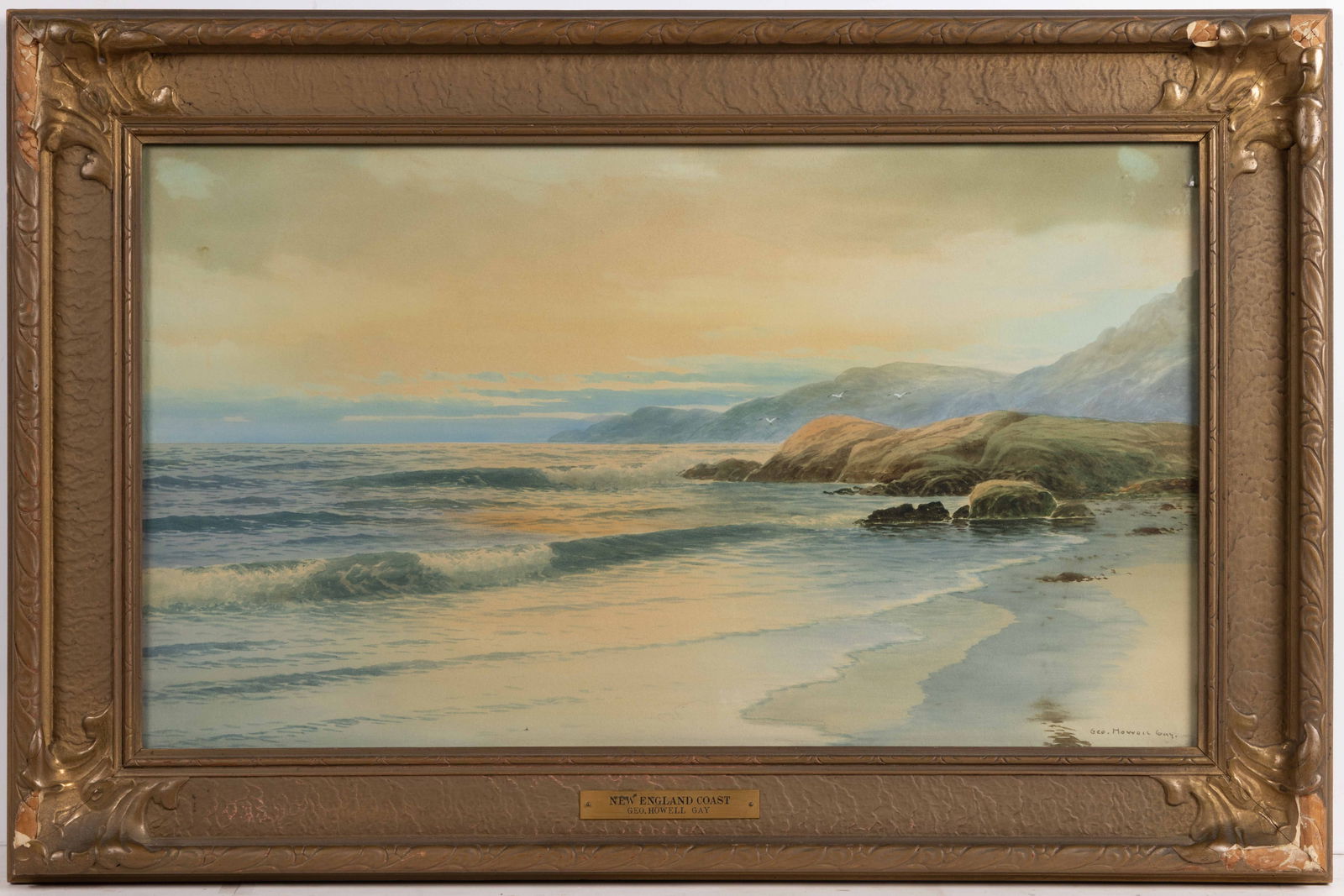 GEORGE HOWELL GAY (AMERICAN, 1858-1931) NEW ENGLAND COASTAL LANDSCAPE (1 of 4)