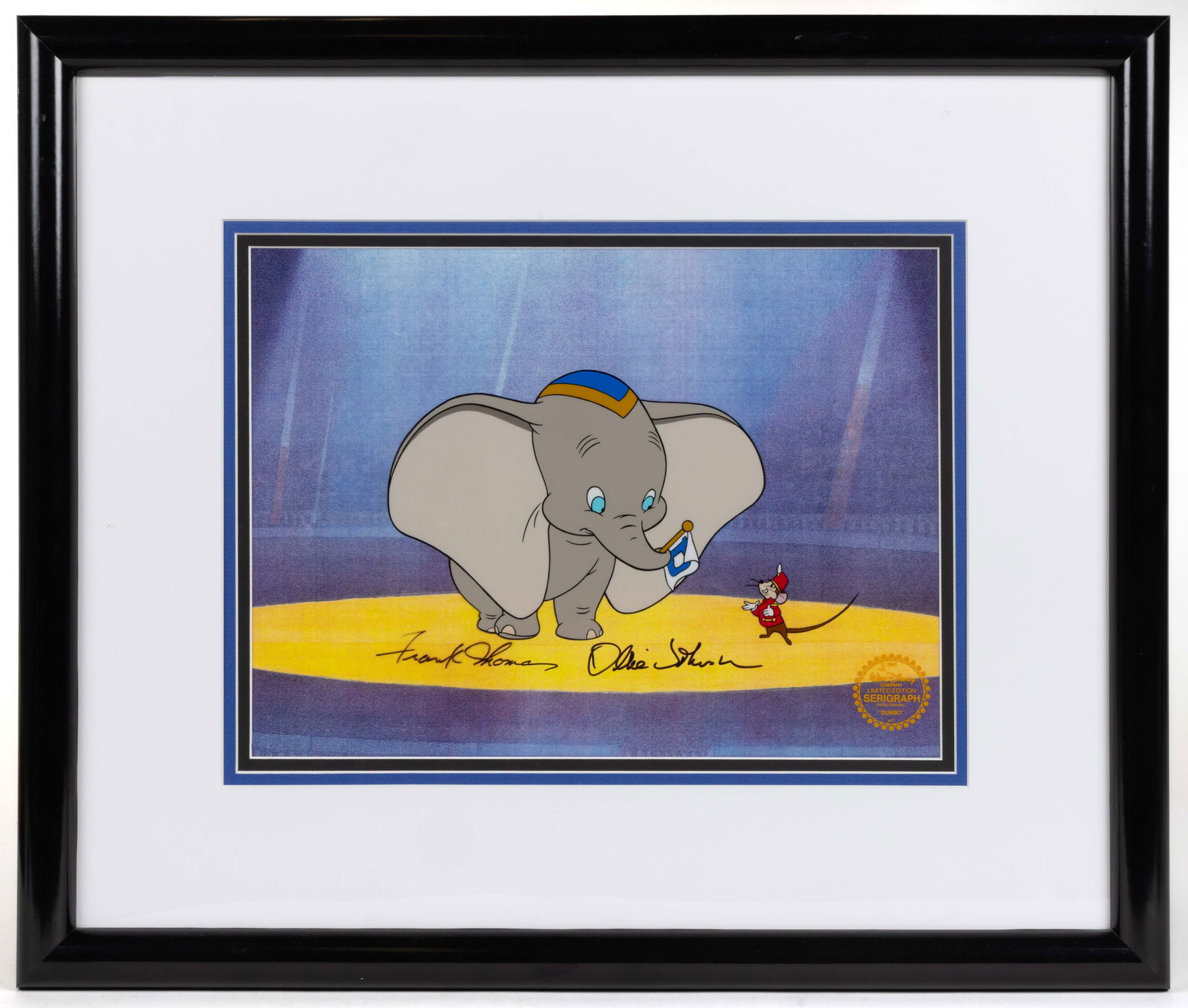 WALT DISNEY "DUMBO" SIGNED LIMITED EDITION SERIGRAPH / PRINTED SERICEL (1 of 3)
