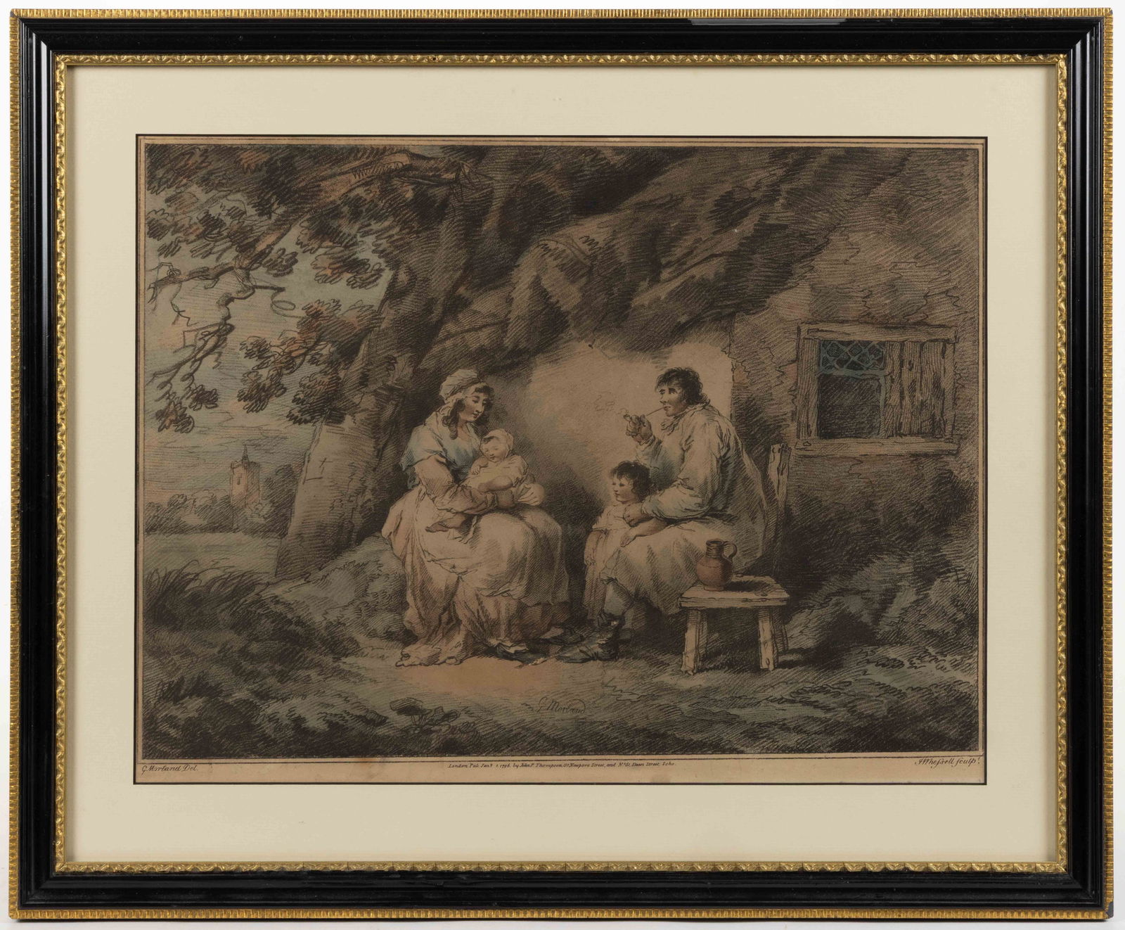 AFTER GEORGE MORLAND (ENGLISH, 1763-1804) PRINT (1 of 3)