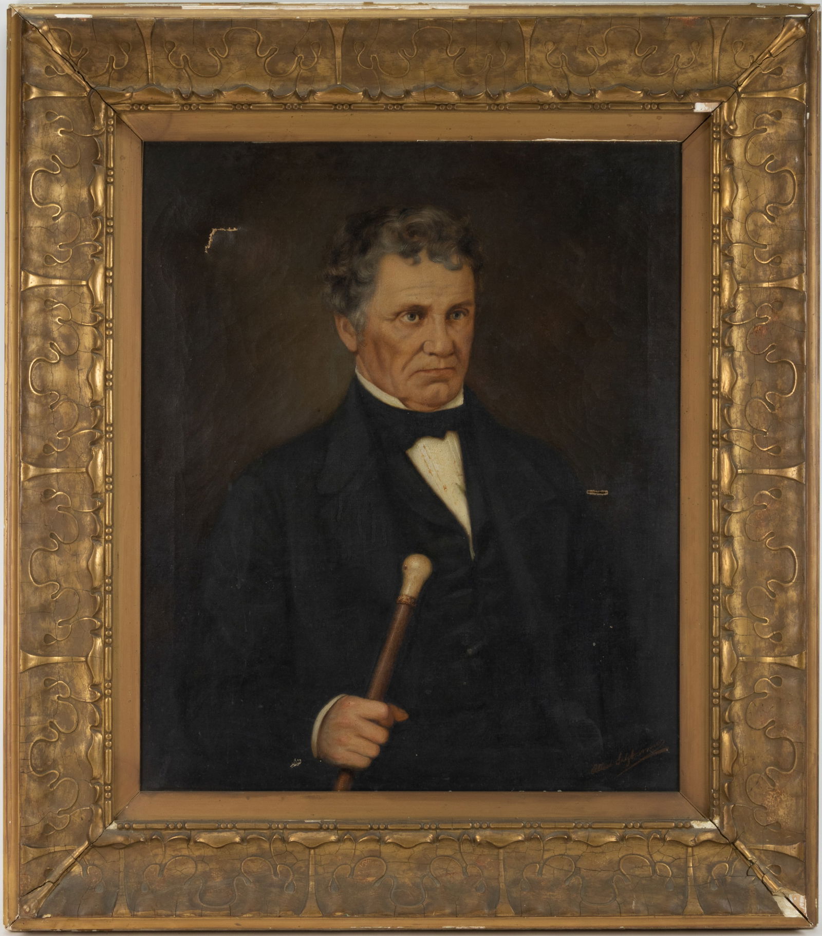 ALBERT SALZBRENNER (GERMAN-AMERICAN, 1865-1939) PORTRAIT OF A GENTLEMAN (1 of 7)