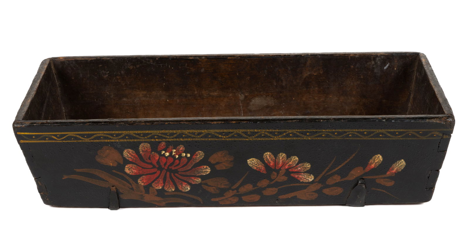 EUROPEAN COUNTRY PAINT-DECORATED TRAY / BOX (1 of 5)