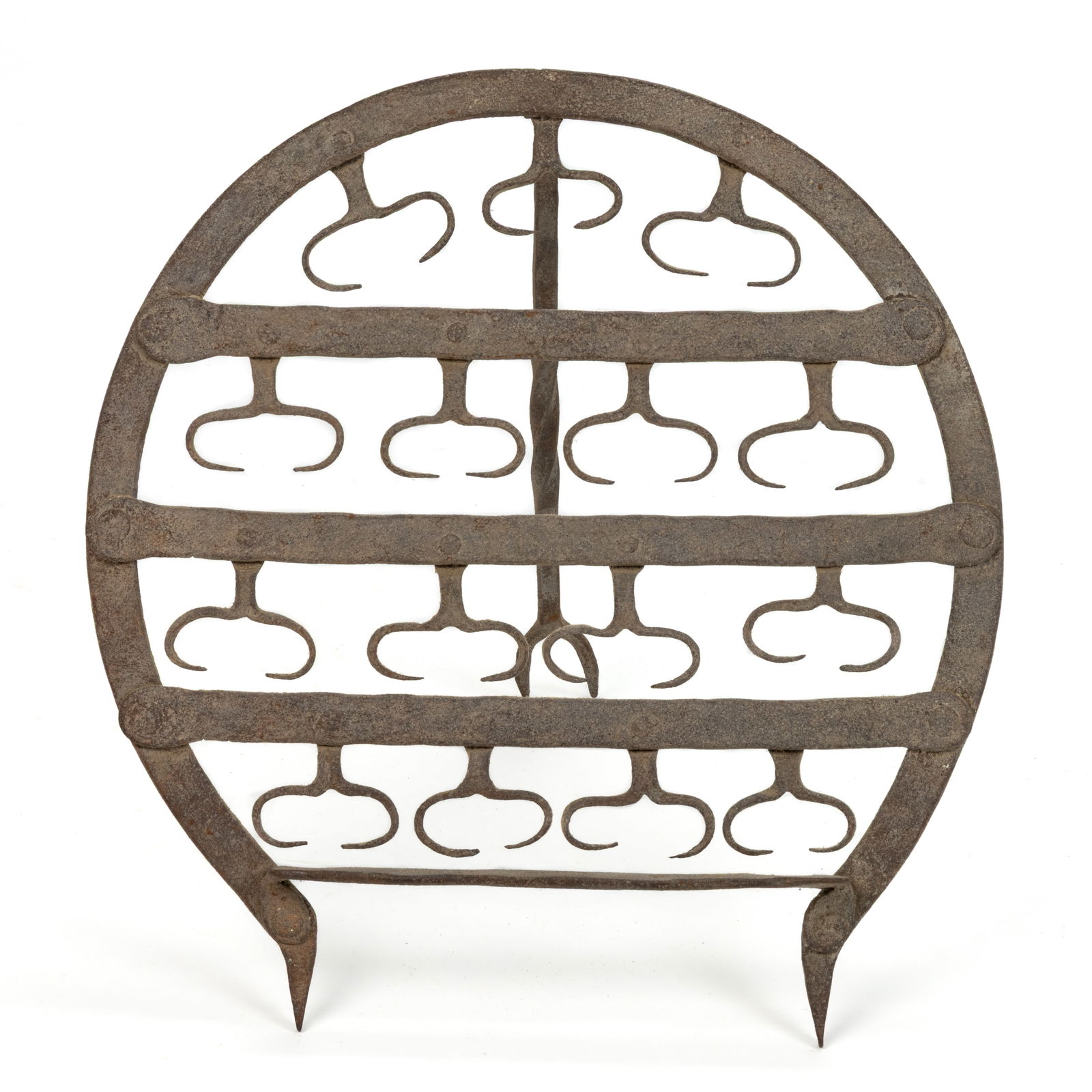WROUGHT-IRON HEARTH UPRIGHT BROILER / SCOTCH BROILER (1 of 3)