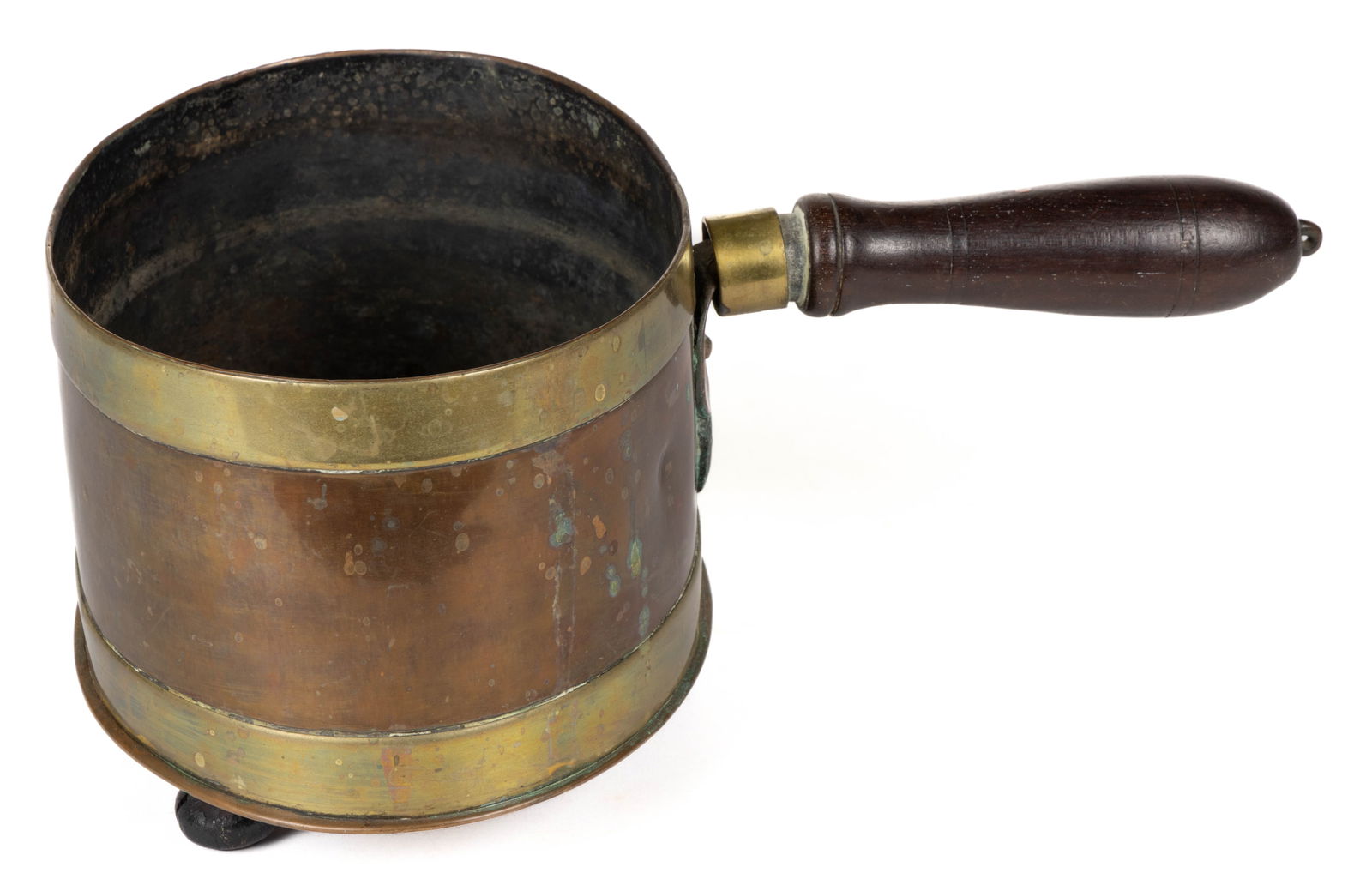 ANTIQUE DUTCH BRASS AND COPPER BRAZIER (1 of 4)