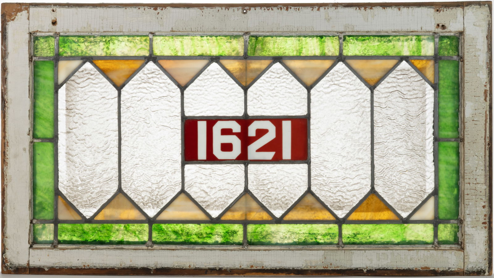 AMERICAN STAINED- AND LEADED-GLASS WINDOW (1 of 2)