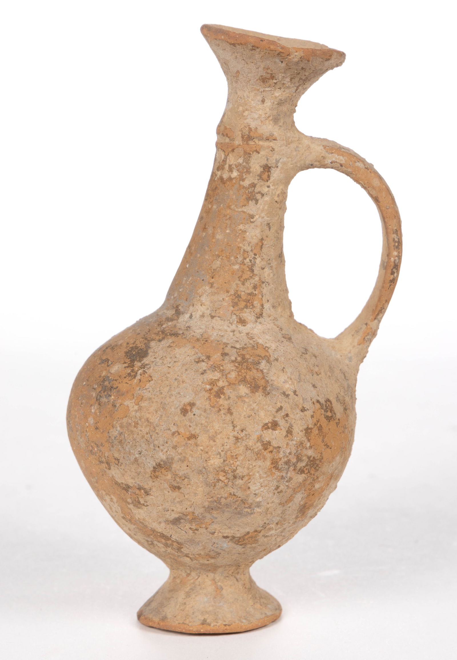 ANCIENT CYPRIOT BIL-BIL BASE-RING TERRACOTTA JUGLET (1 of 5)