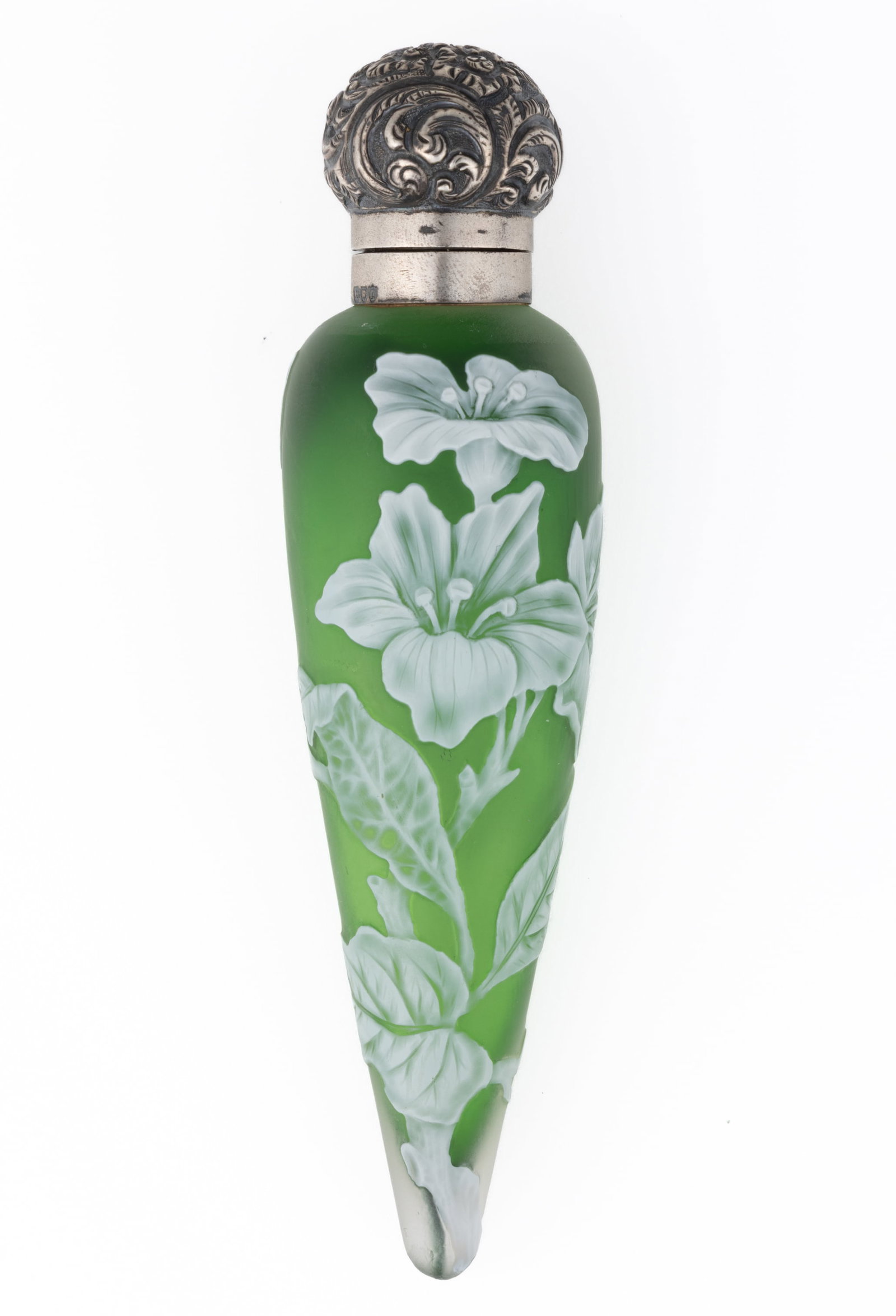 THOMAS WEBB CAMEO ART GLASS SCENT BOTTLE (1 of 5)
