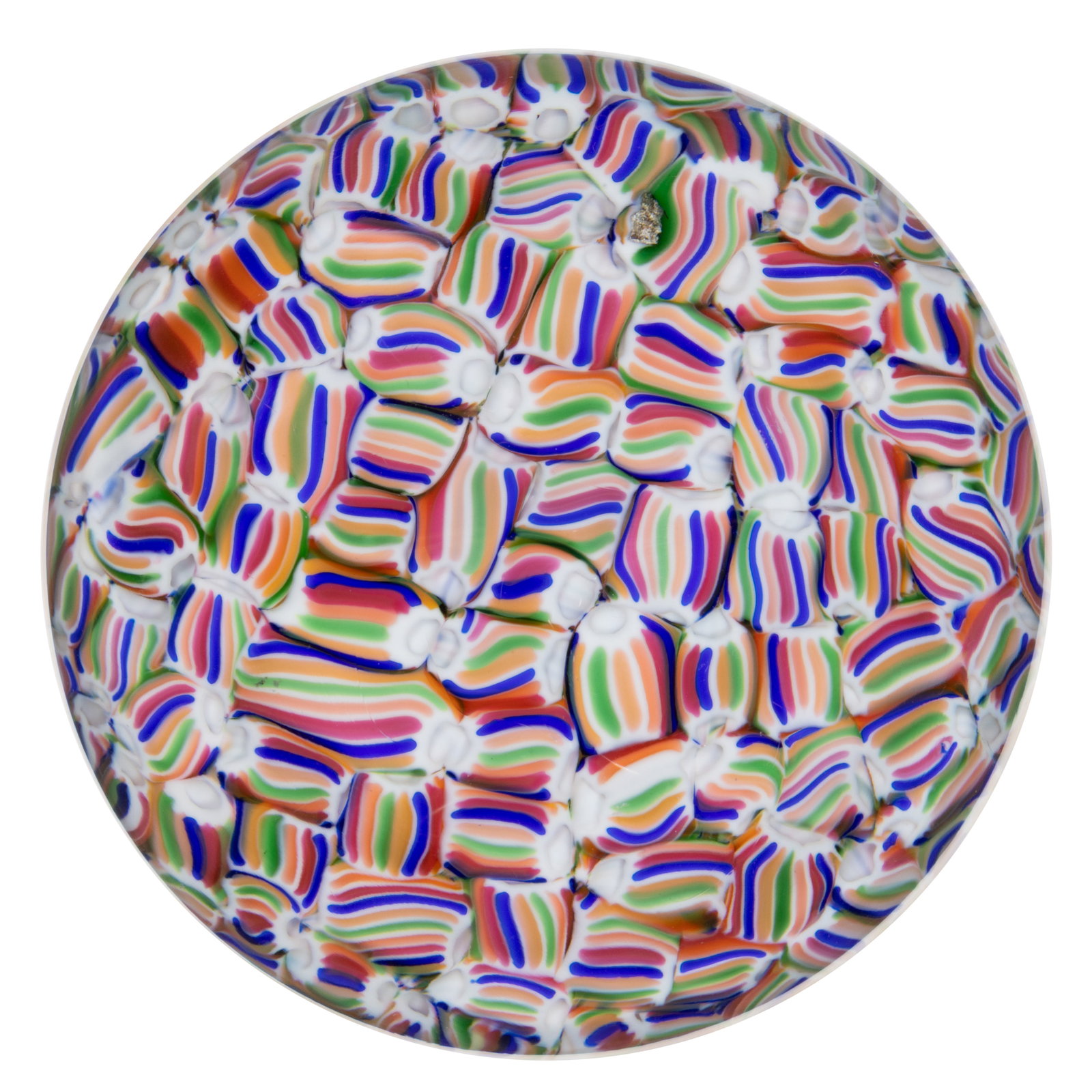 VINTAGE BACCARAT SCRAMBLED ART GLASS PAPERWEIGHT (1 of 2)