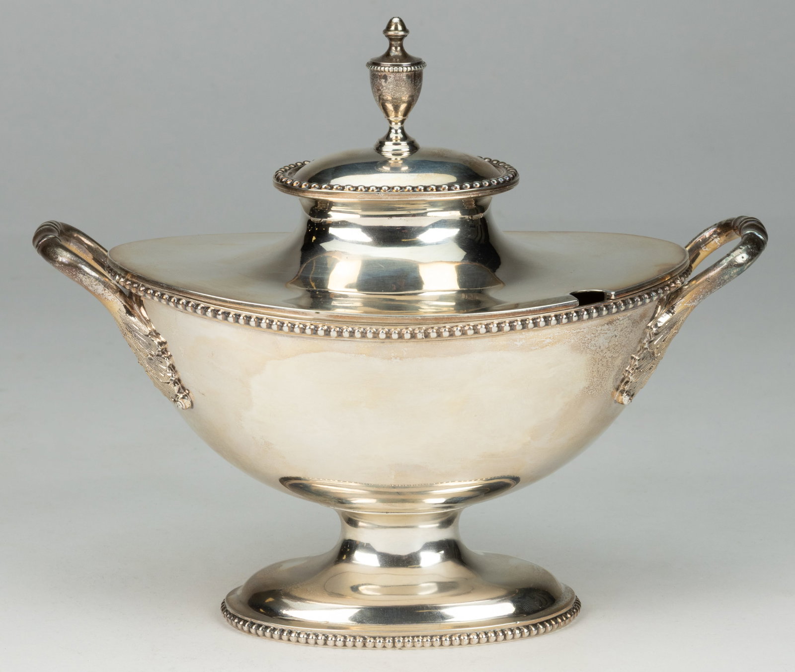 BAILEY & CO., PHILADELPHIA, PENNSYLVANIA COIN SILVER SAUCE TUREEN (1 of 2)