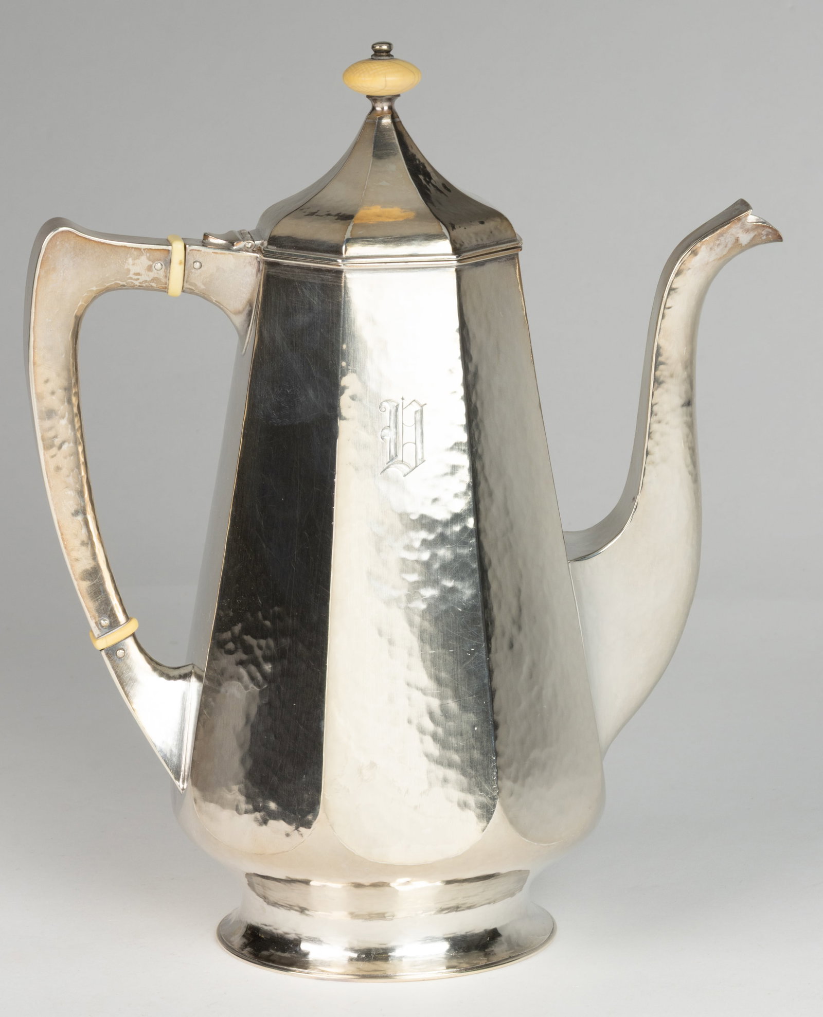 THE KALO SHOP ARTS AND CRAFTS STERLING SILVER COFFEE POT (1 of 2)