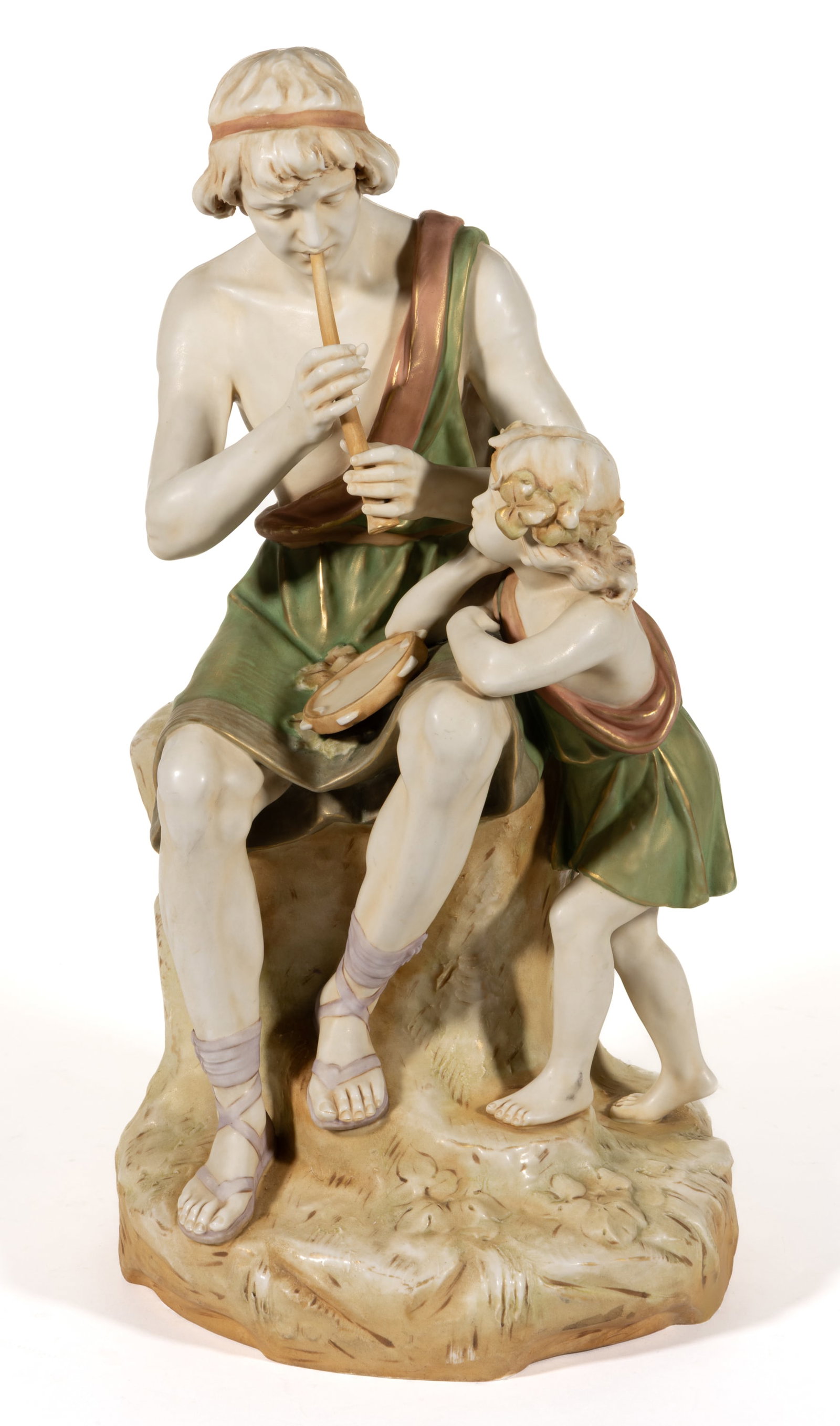 BOHEMIAN ROYAL DUX PORCELAIN FIGURAL GROUP (1 of 5)