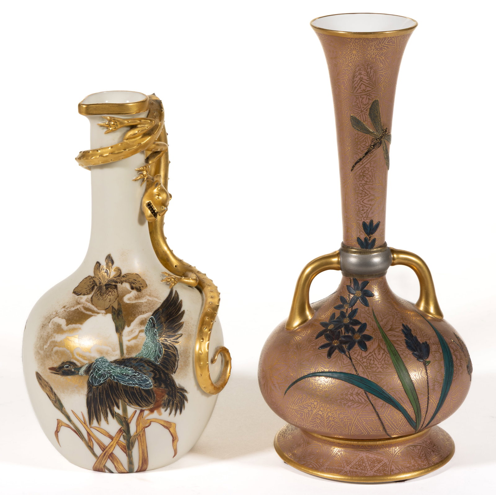 ENGLISH ROYAL WORCESTER PORCELAIN ARTICLES, LOT OF TWO (1 of 5)