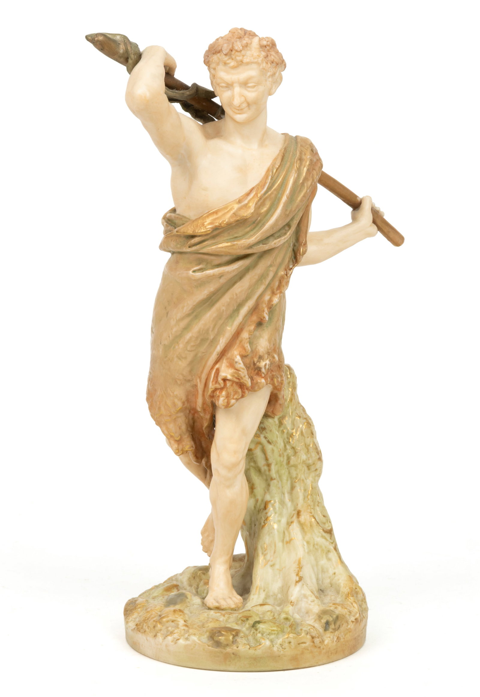 ENGLISH ROYAL WORCESTER PORCELAIN SATYR FIGURE (1 of 5)