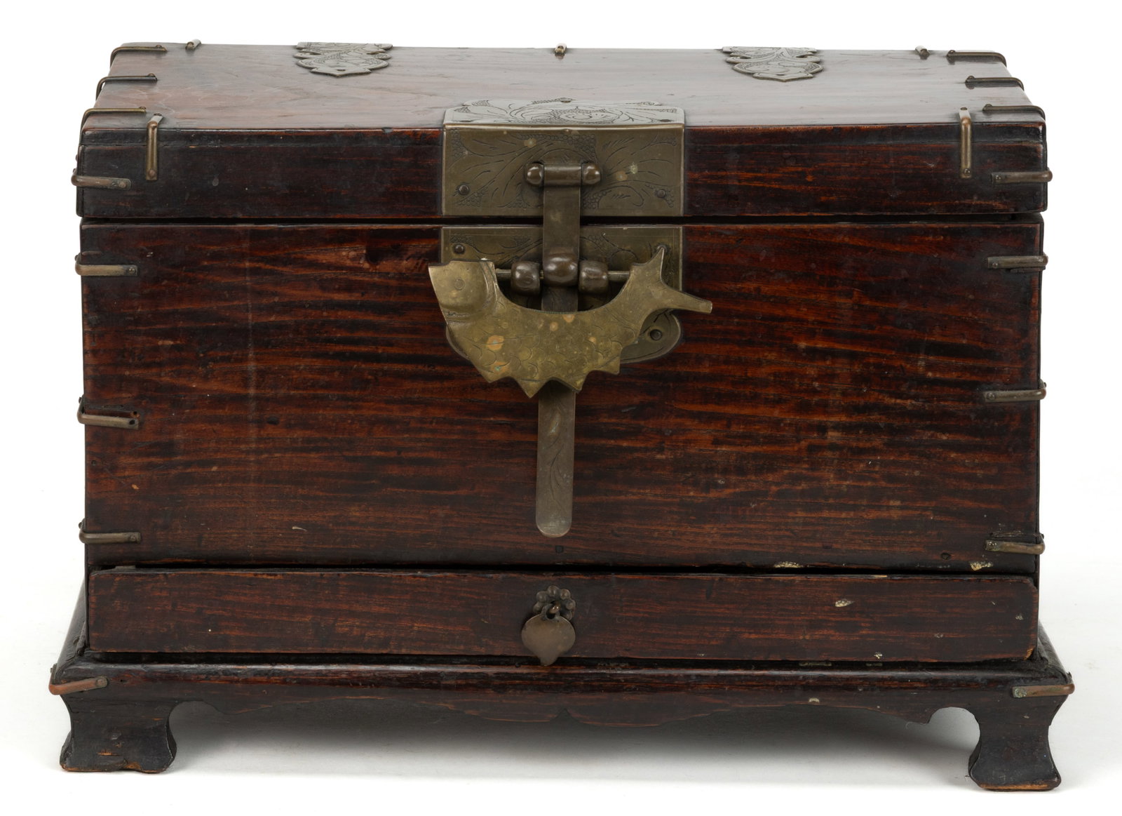 KOREAN WOODEN STORAGE / DOCUMENT BOX (1 of 9)