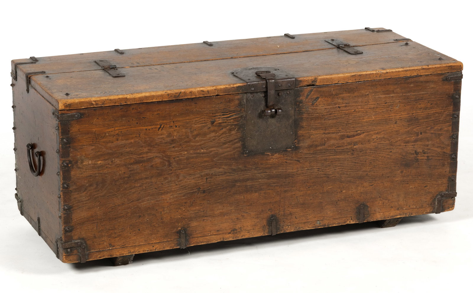 ASIAN, PROBABLY KOREAN, ELMWOOD BLANKET CHEST (1 of 10)