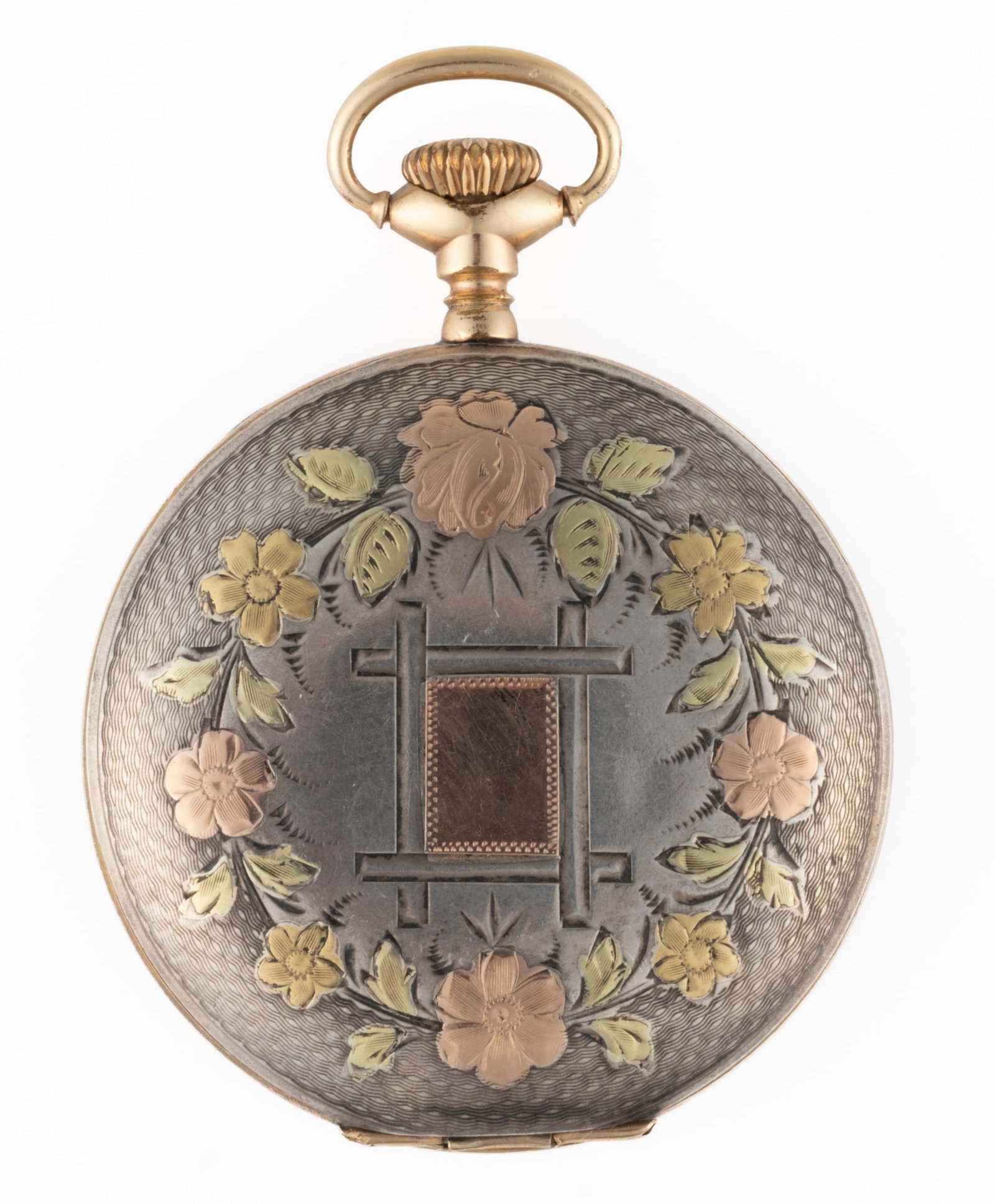 KNICKERBOCKER STERLING SILVER-CASED POCKET WATCH (1 of 5)