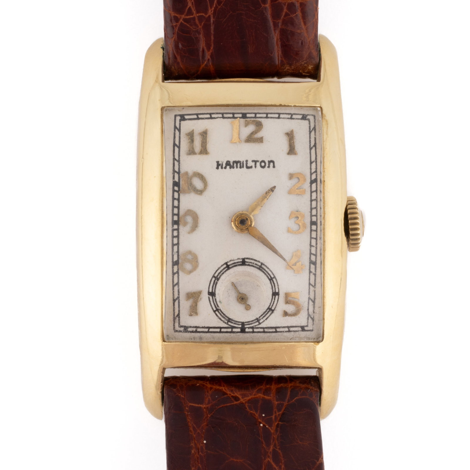 VINTAGE HAMILTON "ALLISON" 14K YELLOW GOLD-CASED WRIST WATCH (1 of 5)