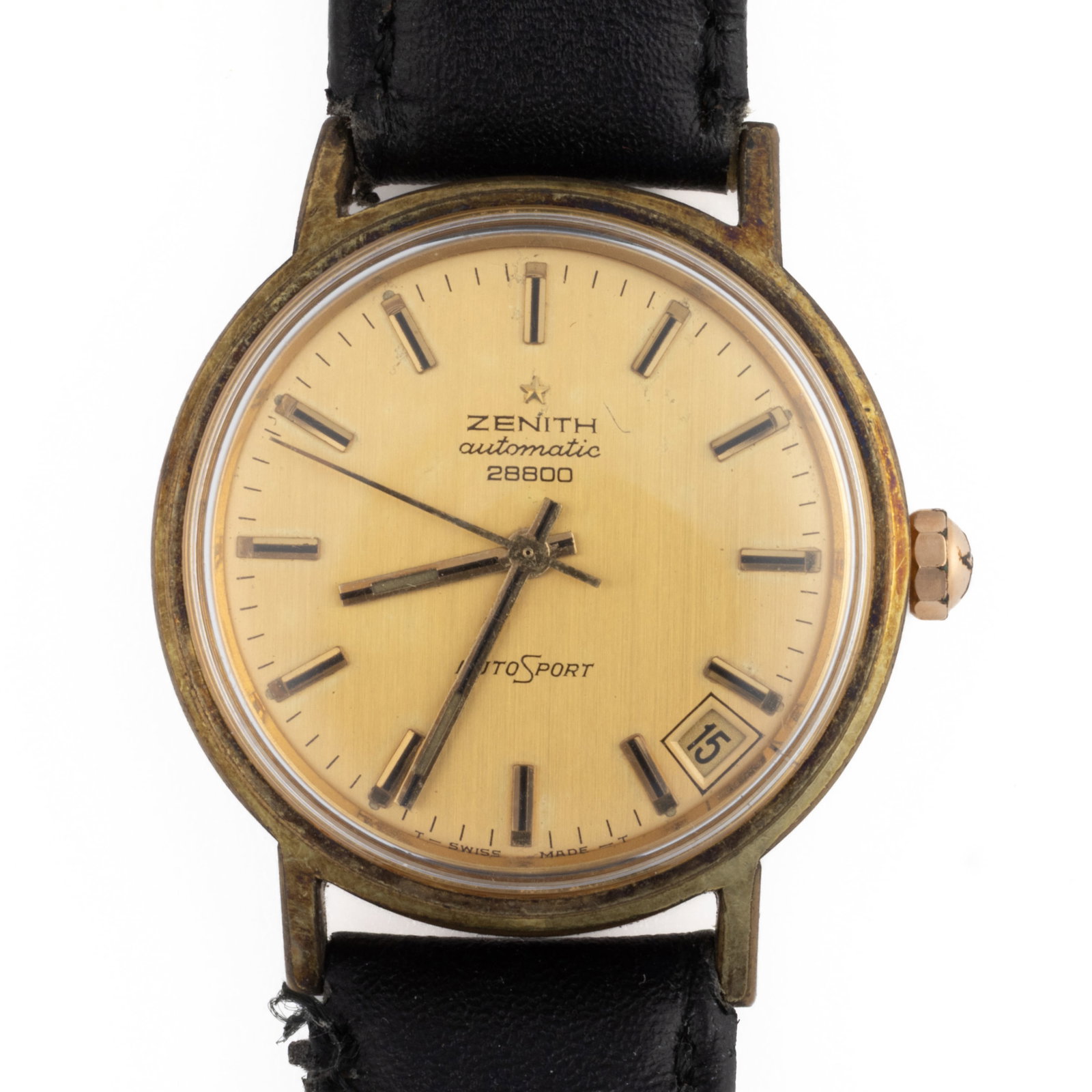 VINTAGE ZENITH AUTOMATIC 28800 AUTOSPORT MEN'S WRIST WATCH (1 of 5)