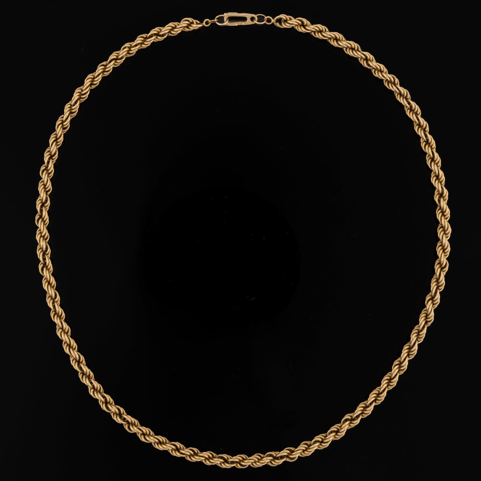 VINTAGE FILIPPINI FRATELLI ITALIAN 18K YELLOW GOLD ROPE NECKLACE CHAIN (1 of 1)