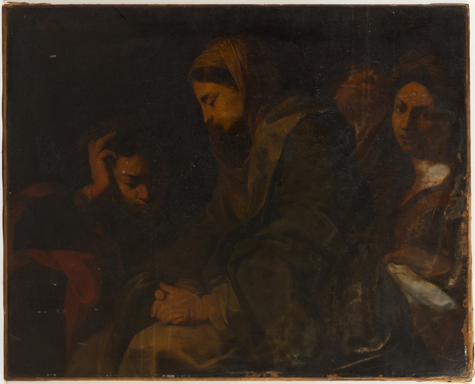 CONTINENTAL SCHOOL (18TH CENTURY) OLD MASTER ALLEGORICAL PAINTING (1 of 4)